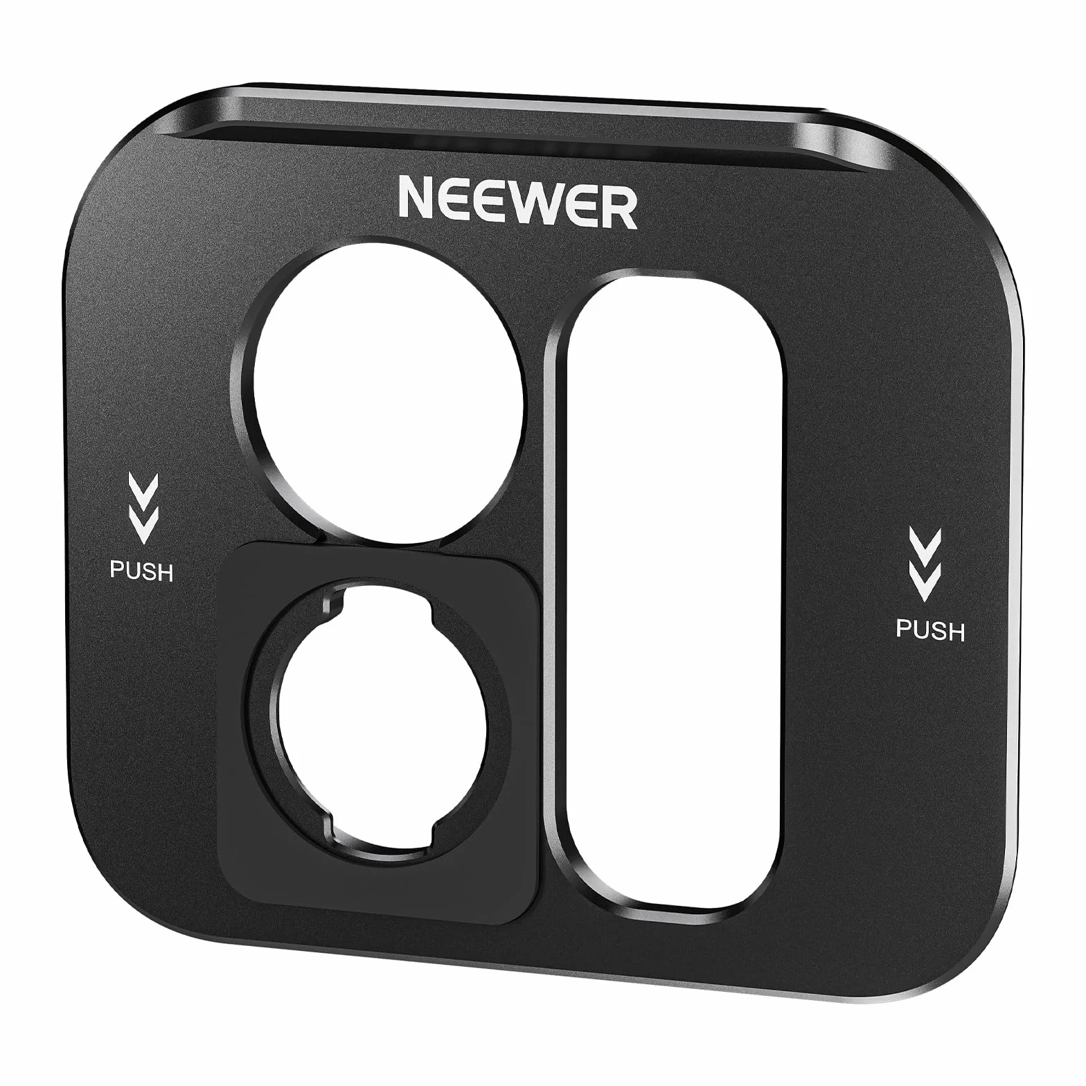 NEEWER Tylna płytka obiektywu serii T do iPhone'a 15 Pro i iPhone'a 15 Pro Max (PA023 i PA024), adapter do szybkiego montażu obiektywu do telefonu kompatybilny z mobilnymi obiektywami Moment T, PA034