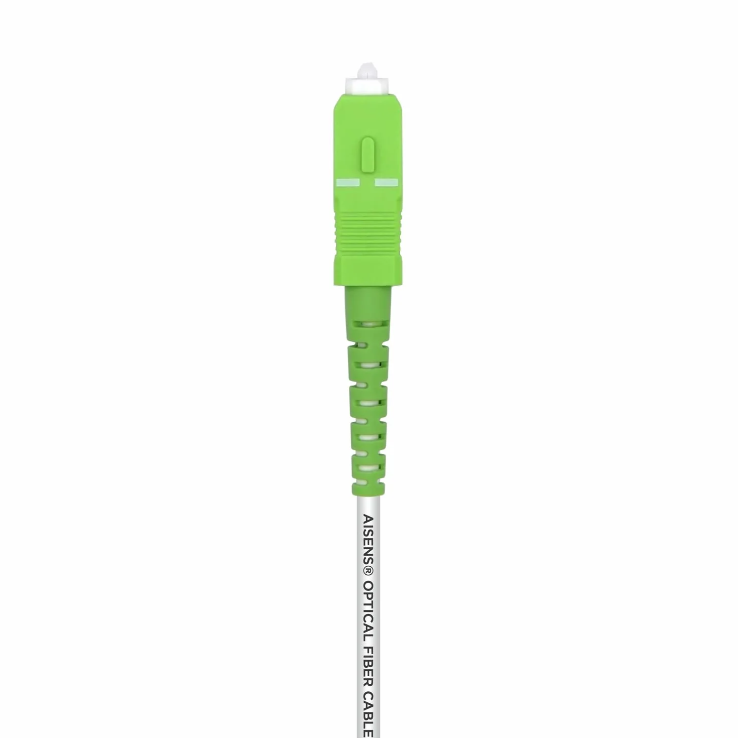 AISENS A152-0496 Kabel światłowodowy G657A2 9/125 SMF simplex SC/APC-SC/APC 5.0m Biały