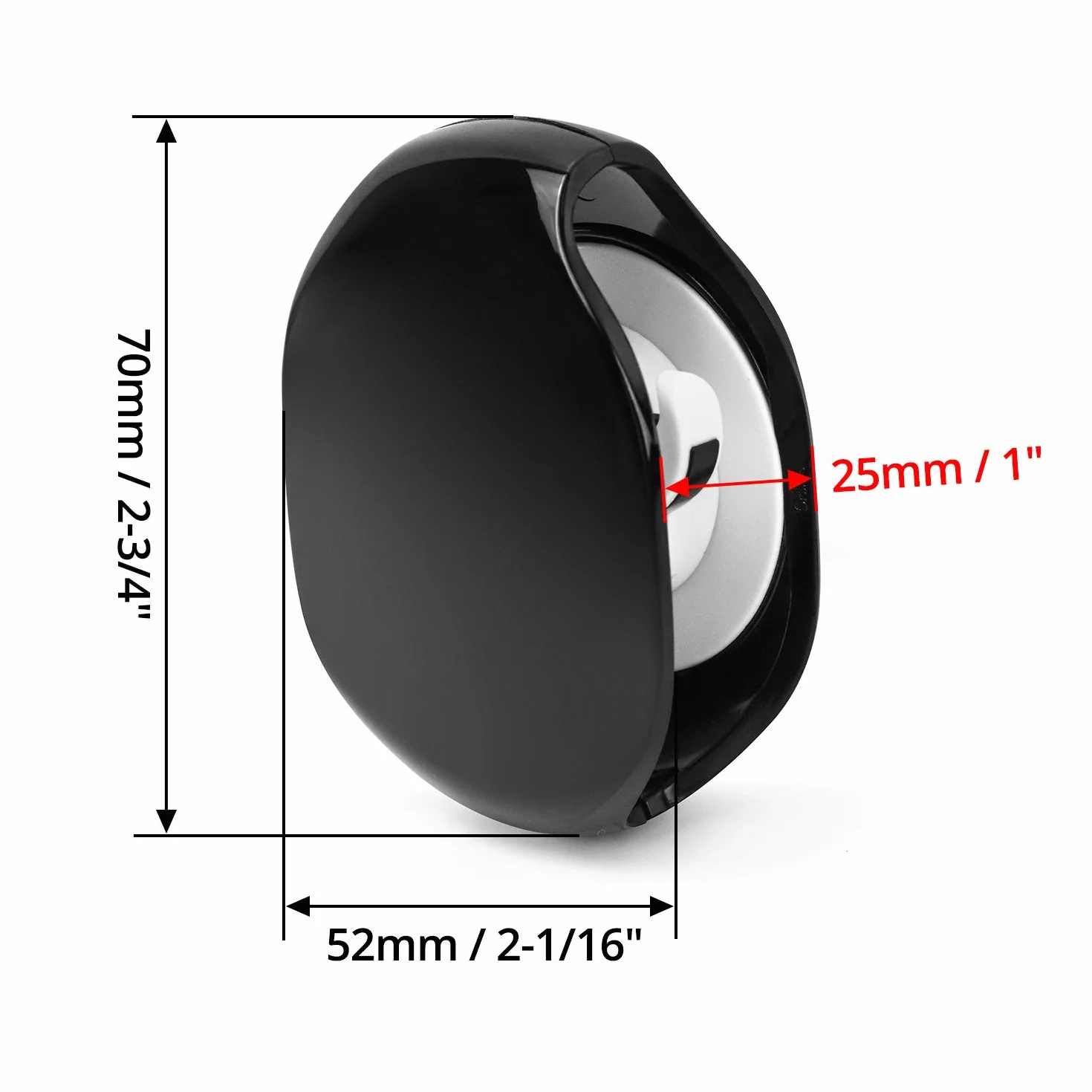 QWORK® Automatyczny zwijacz kabla mały, zwijacz kabla do słuchawek, kabel USB i kabel ładujący, 2 sztuki