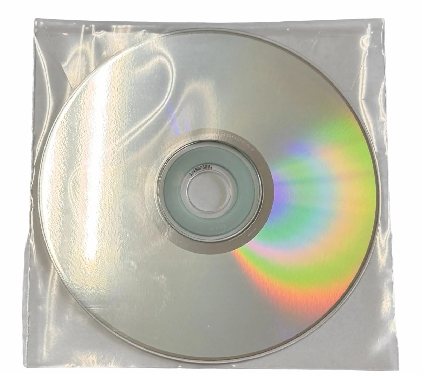 200x Transparent CD Sleeves z Zamykaniem DVD Bluray PVC Koperty