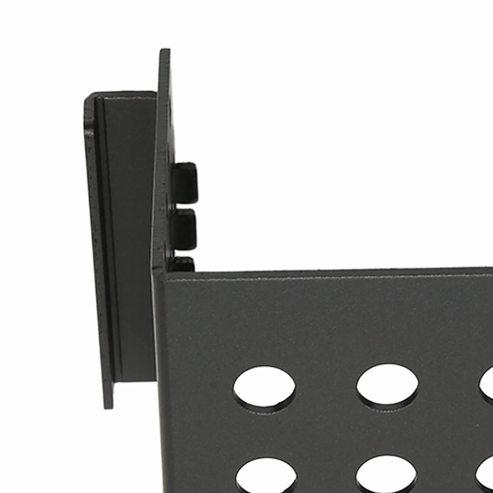 Bewinner 2,5-calowy uchwyt montażowy HDD-SSD z 4 kieszeniami, 2,5-calowy dysk twardy z aluminium, grubość 2 mm uchwyt montażowy do dysku twardego 2,5-calowego IDE-HDD SSD (czarny)