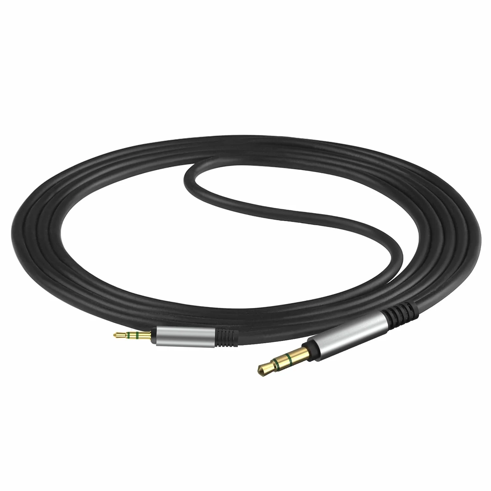 Kabel audio Geekria kompatybilny z Sennheiser Momentum 4, PXC 550, PXC 550 II, ACCENTUM Plus – zamienny kabel stereo 2,5 mm na 3,5 mm (5,6 ft/1,7 m)