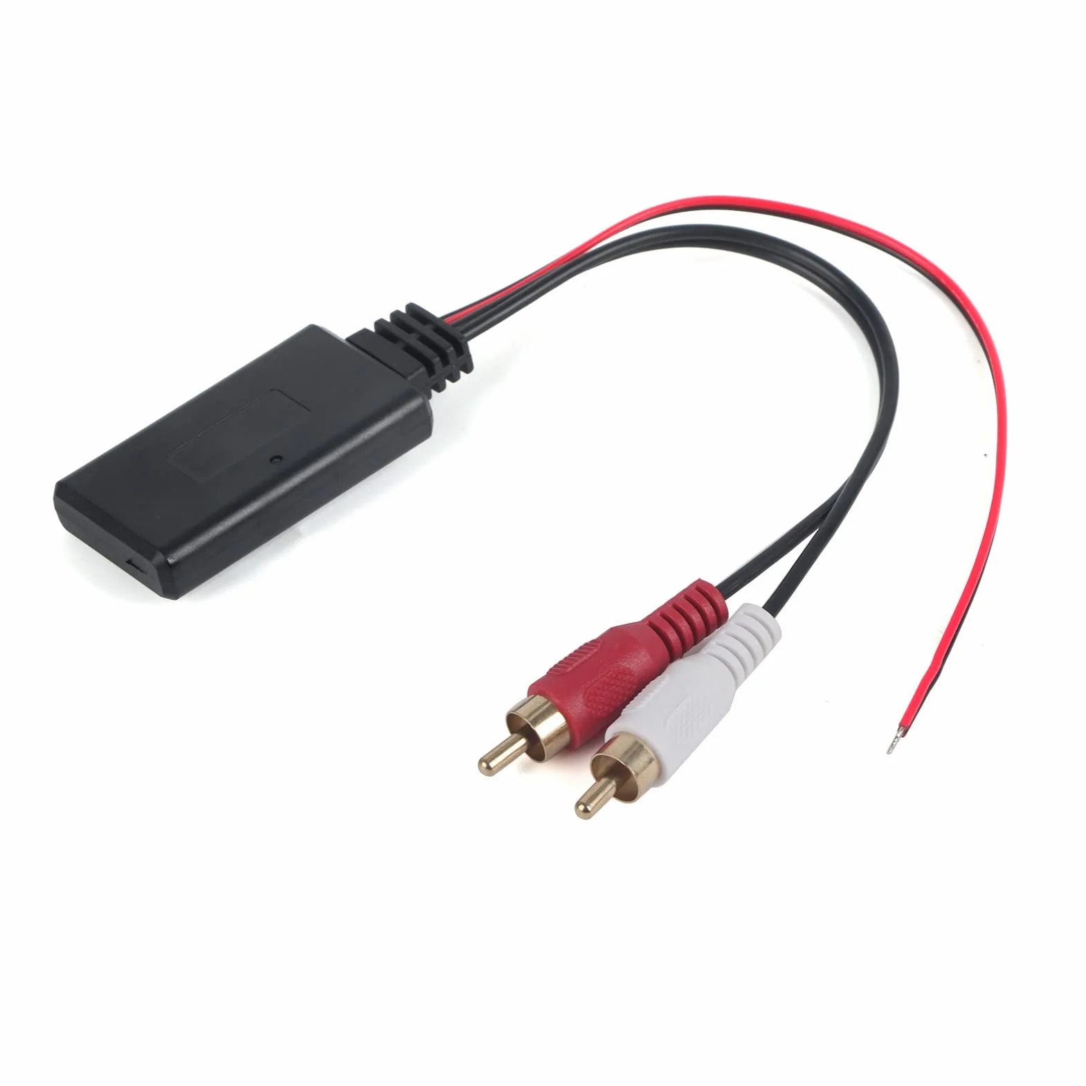 Moduł Odbiornika Bluetooth z Adapterem AUX-IN, 2 Kable Pomocnicze, Złącze Radia Samochodowego do Sprzętu Audio