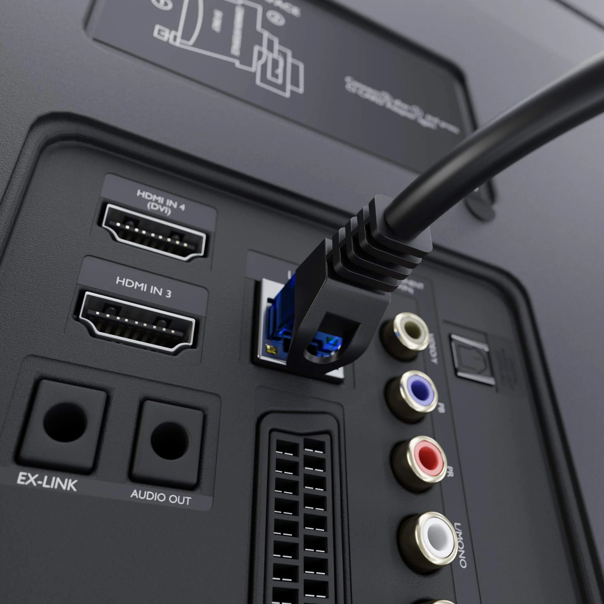 KabelDirekt – Kabel Sieciowy, Kabel Ethernet/LAN – 20m, dostępny w długościach od 0,25-30m (10 Gb/s, prędkość światłowodowa dla sieci gigabitowych, switch/router/modem z RJ45, czarny/niebieski)