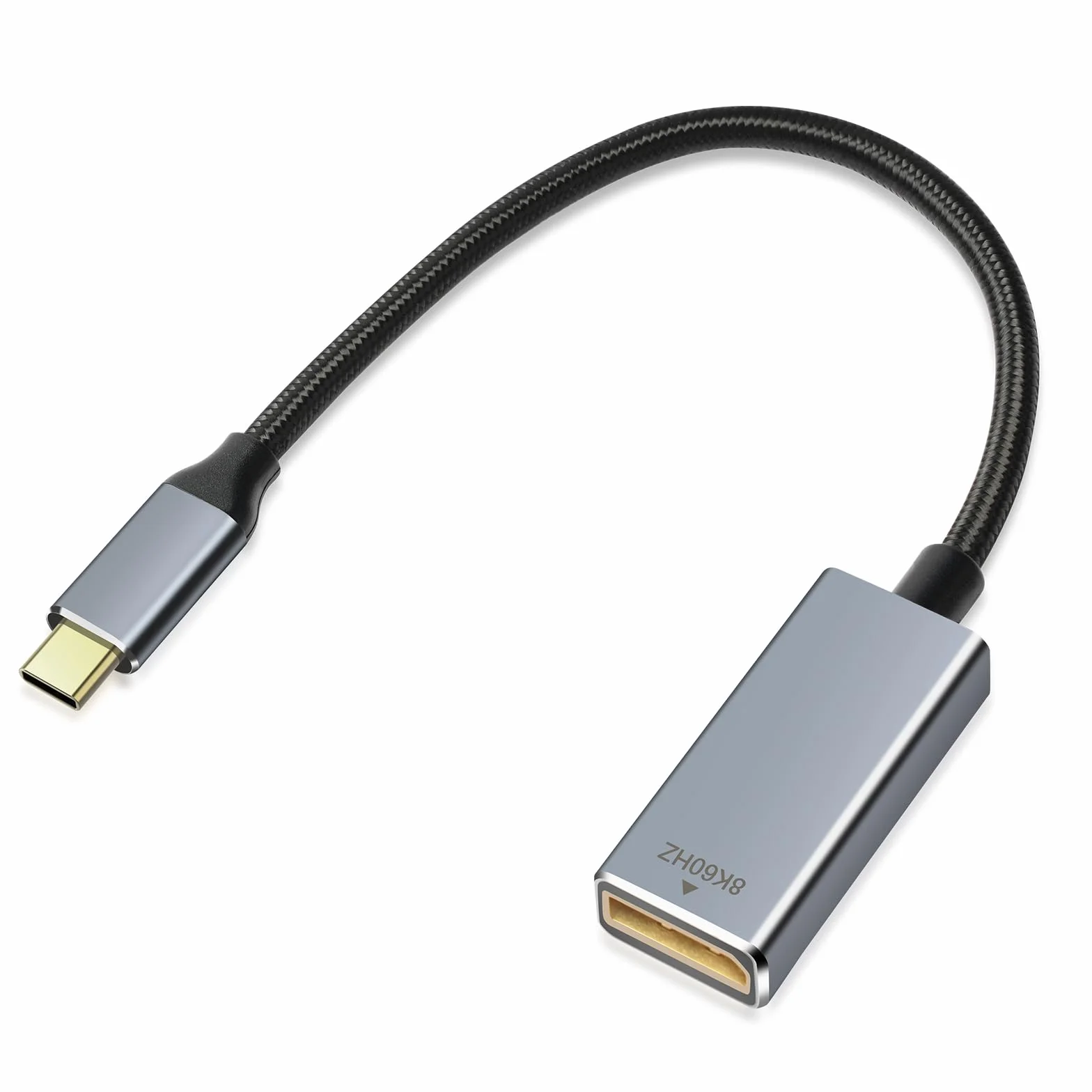 AXFEE Adapter USB C na DisplayPort DP 1.4 8K 60Hz 4K 60Hz 144Hz Thunderbolt 4/3 na DP Converter