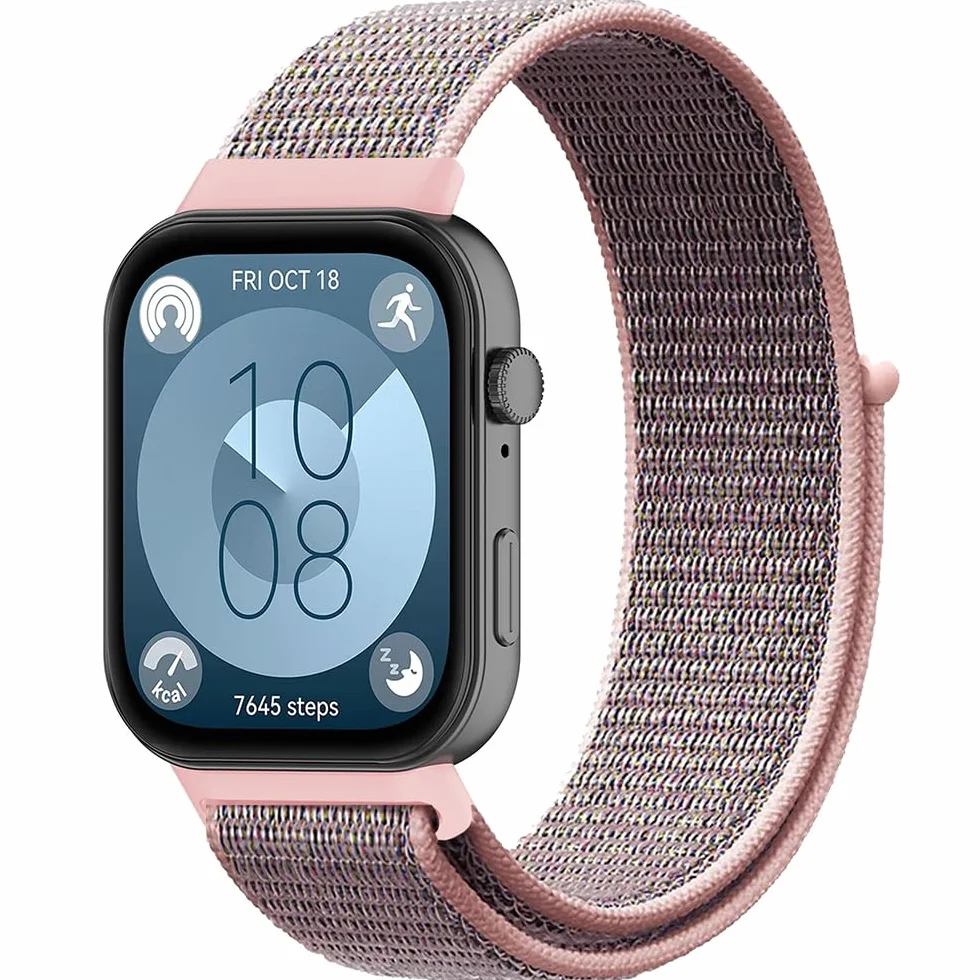 Pasek do Huawei Watch Fit 3 / Fit 5 / 5 Pro / Fit 4 / 4 Pro, Nylon Bransoletka Oddychający Sport