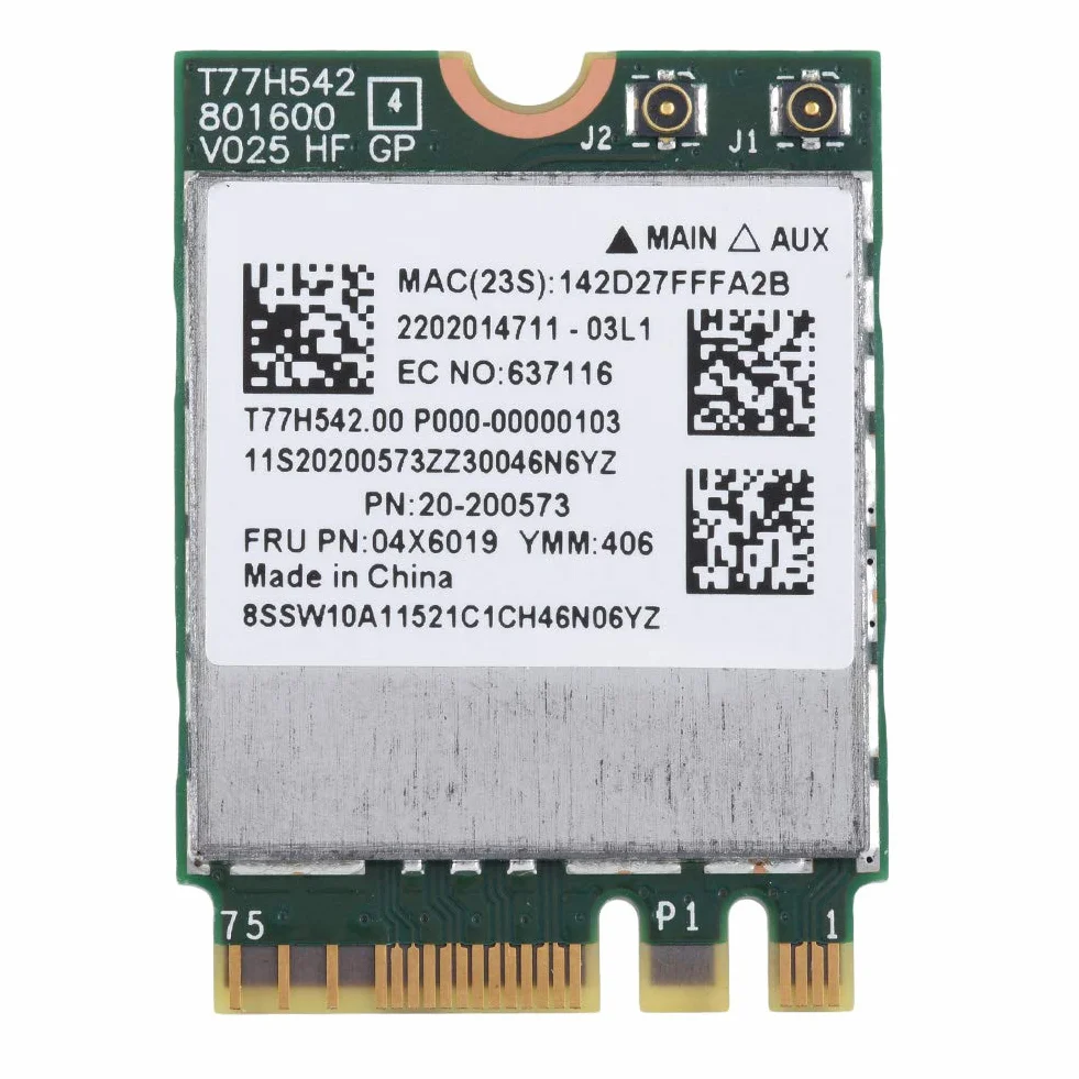 Dwuzakresowa Karta 2.4G 5G, NGFF Wireless WIFI do Sieci Realtek 8822ce 433Mpbs
