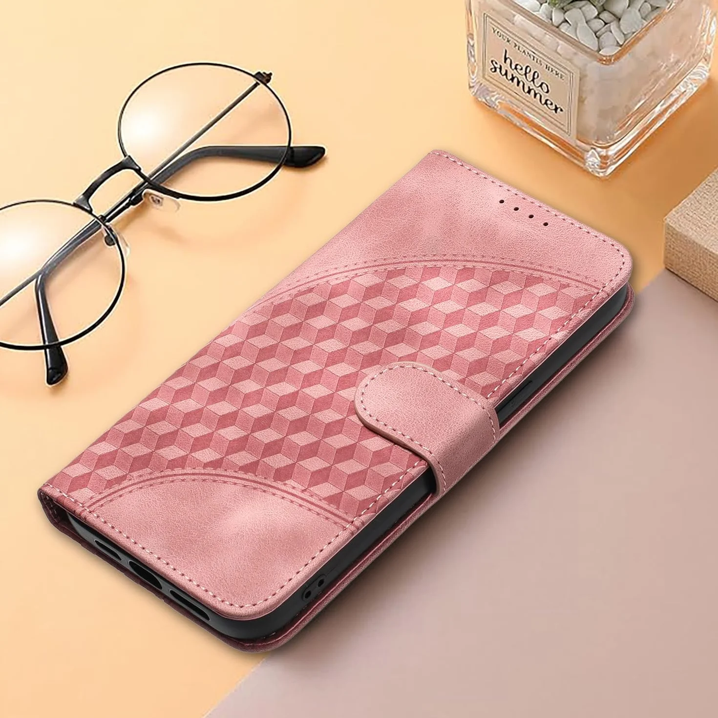 Etui na telefon komórkowy do Xiaomi Redmi 9A / Redmi 9AT, z przegródką na karty, funkcja stojaka, magnetyczne, etui ze skóry poliuretanowej (PU), etui z klapką, kompatybilne z Redmi 9A