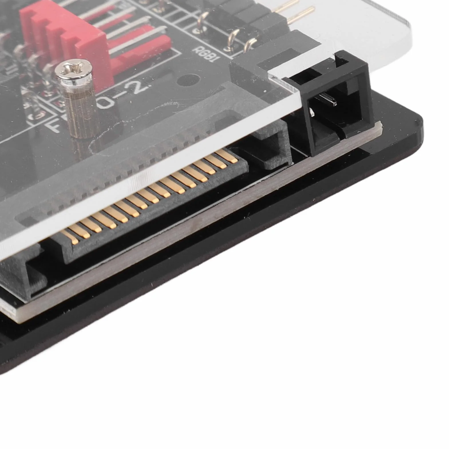 10-WAY ARGB PWM Fan Hub, 10 Zestawów Adresowalnych Wtyczek RGB 5V 3Pin, 4Pin PWM ARGB Hub Wentylatora Obudowy