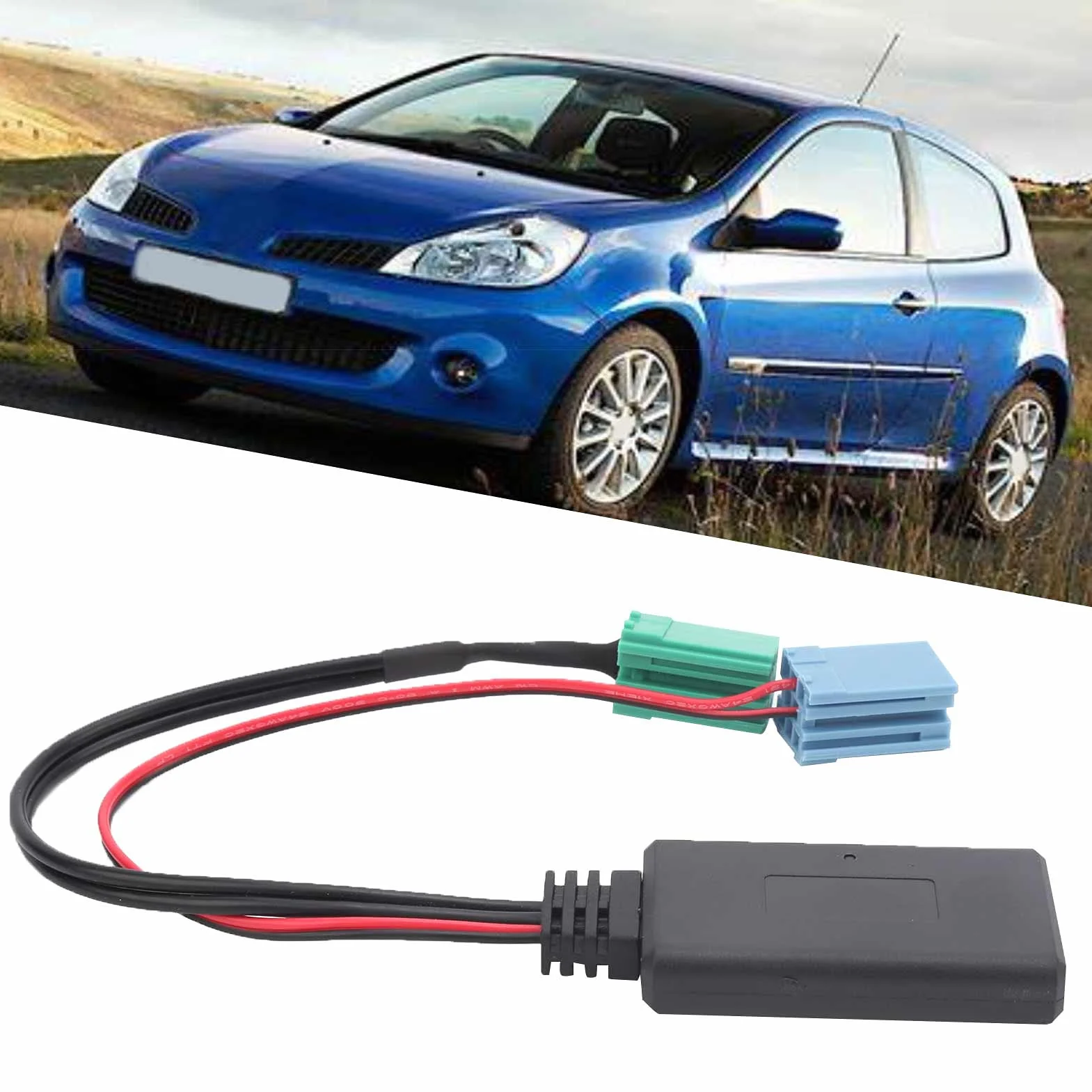 Auto o Adapter, Złącze Bluetooth 5.0 AUX Grand Scenic Mini ISO 6Pin 8Pin Kabel do Espace Laguna