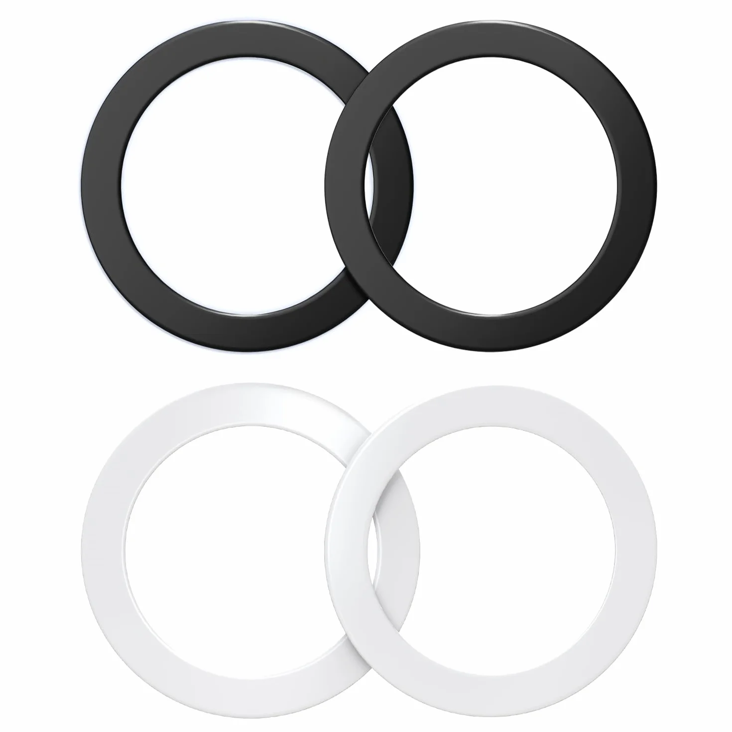 4 szt. pierścień magsfe volport for Magsafe Ring Sticker, Extra Strong Universal Ultra Thin (0.3mm) Magnetic Metal Ring Adapter with Super Strong 3M Adhesive Backing for MagSafe Accessories