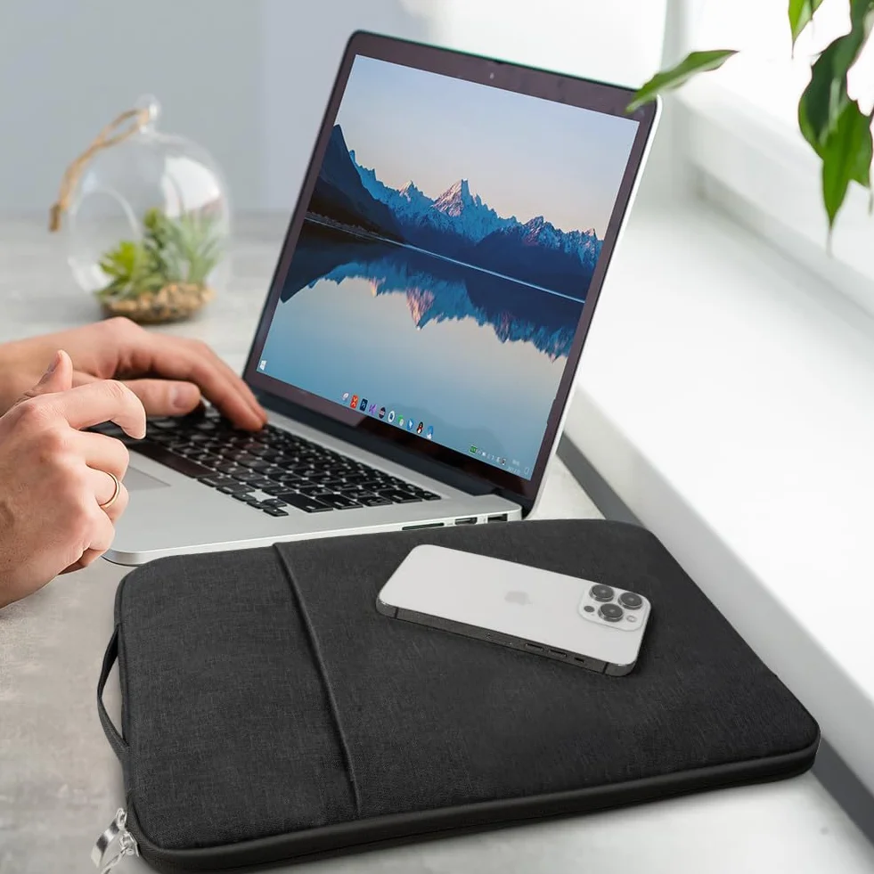 Flintronic Etui na laptopa, 14-calowe etui na laptopa, etui na laptopa do 14" HP Lenovo Dell Acer ASUS Chromebook Samsung Notebook, ochronna obudowa komputera