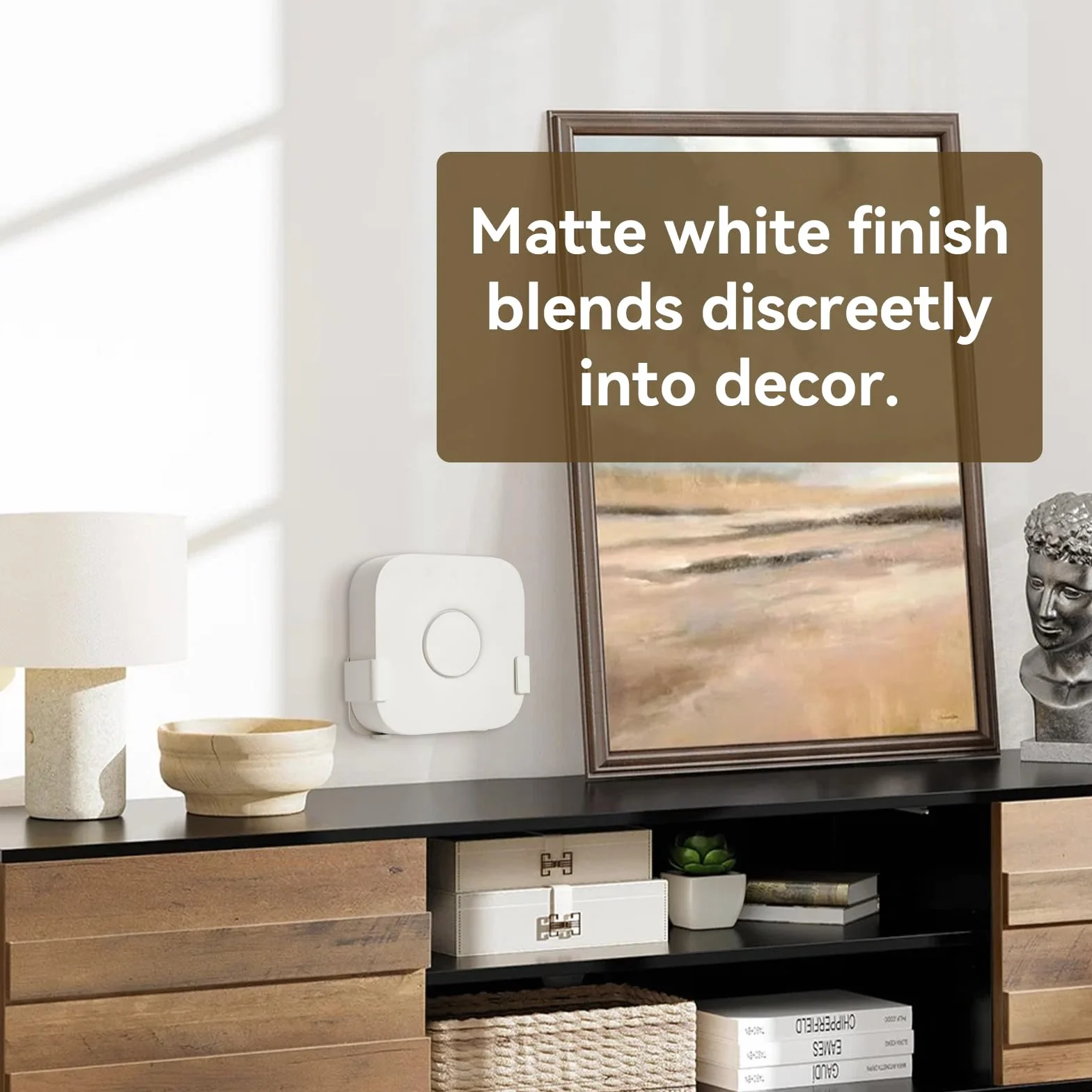 shinar Metalowy uchwyt ścienny, kompatybilny z Hue Bridge, akcesoria, stojak, Smart Home, sterowanie