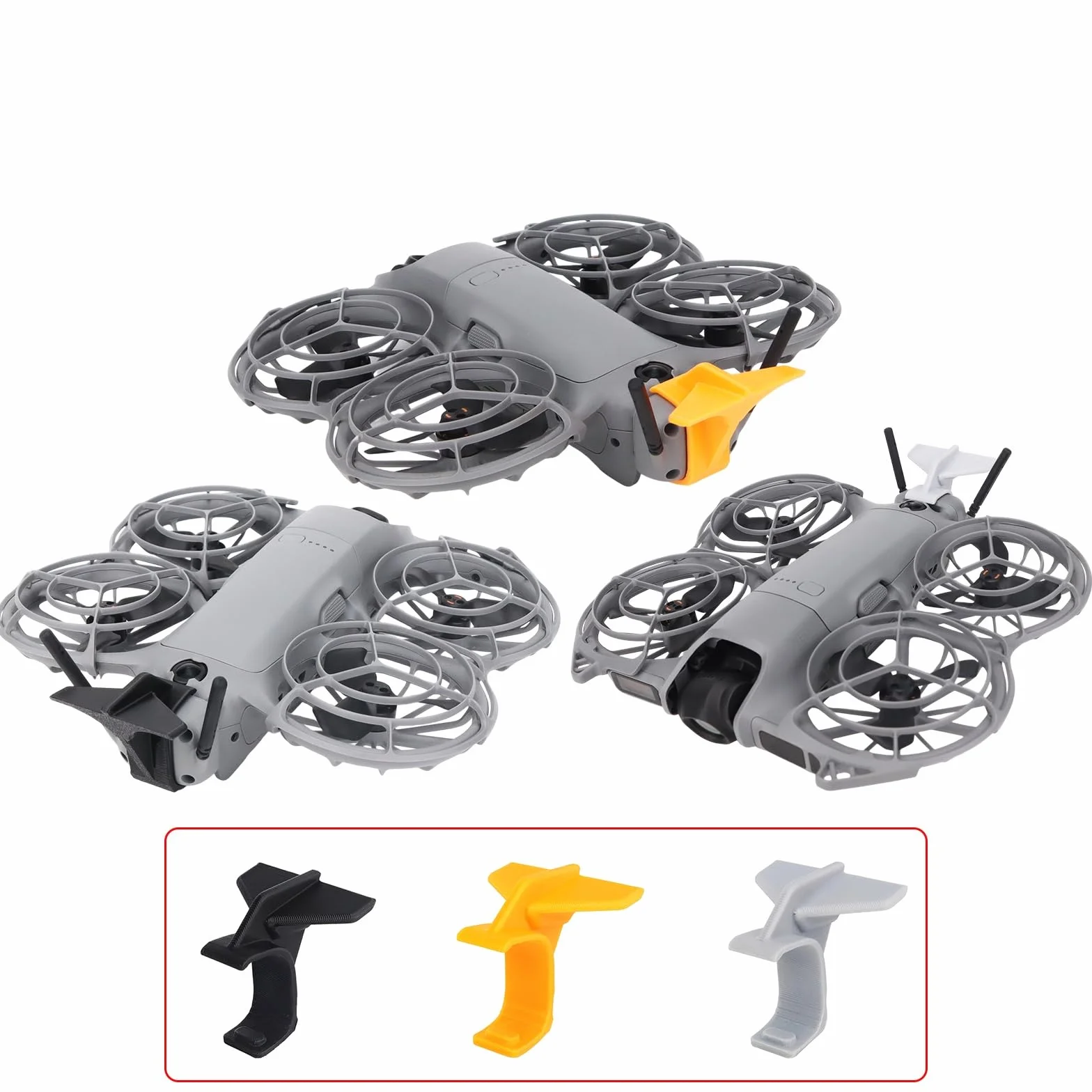 Flight Tail do drona DJI NEO 2, aerodynamiczny stabilizator tylne skrzydło dla zwiększonej wydajności lotu, akcesoria dekoracyjne do lotu drona, czarne