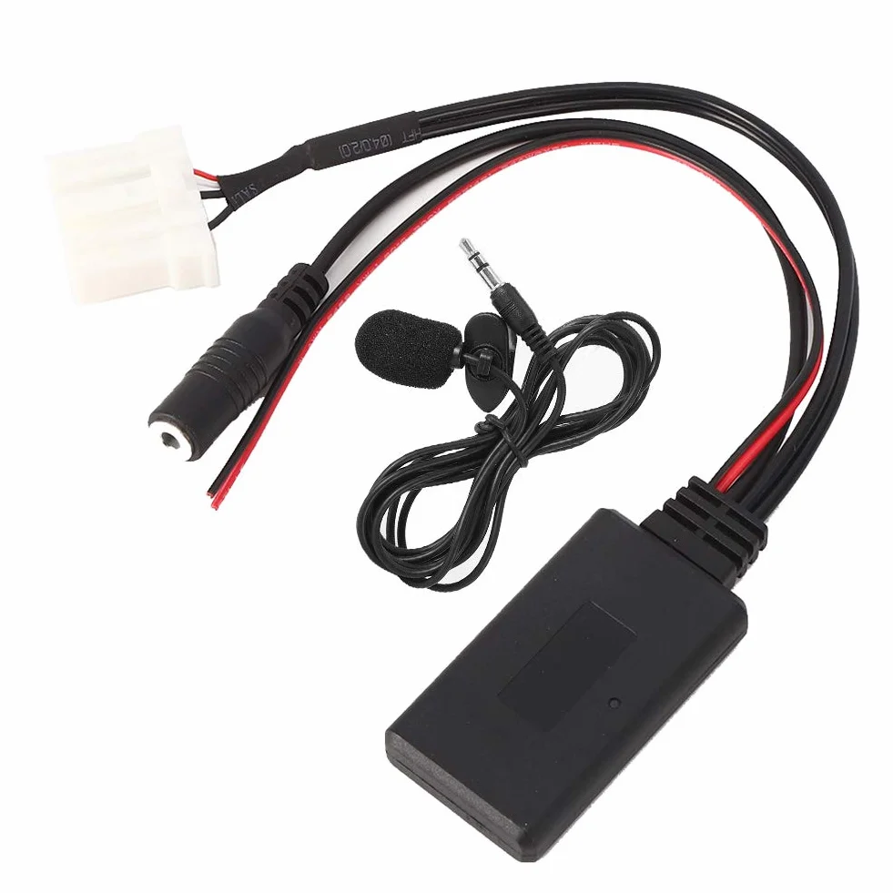 Bluetooth 5.0 Zestaw Mx5 Adapter Samochodowy Kabel Auxin Mikrofon Pasuje do Mazda 2 3 5 6 Rx8