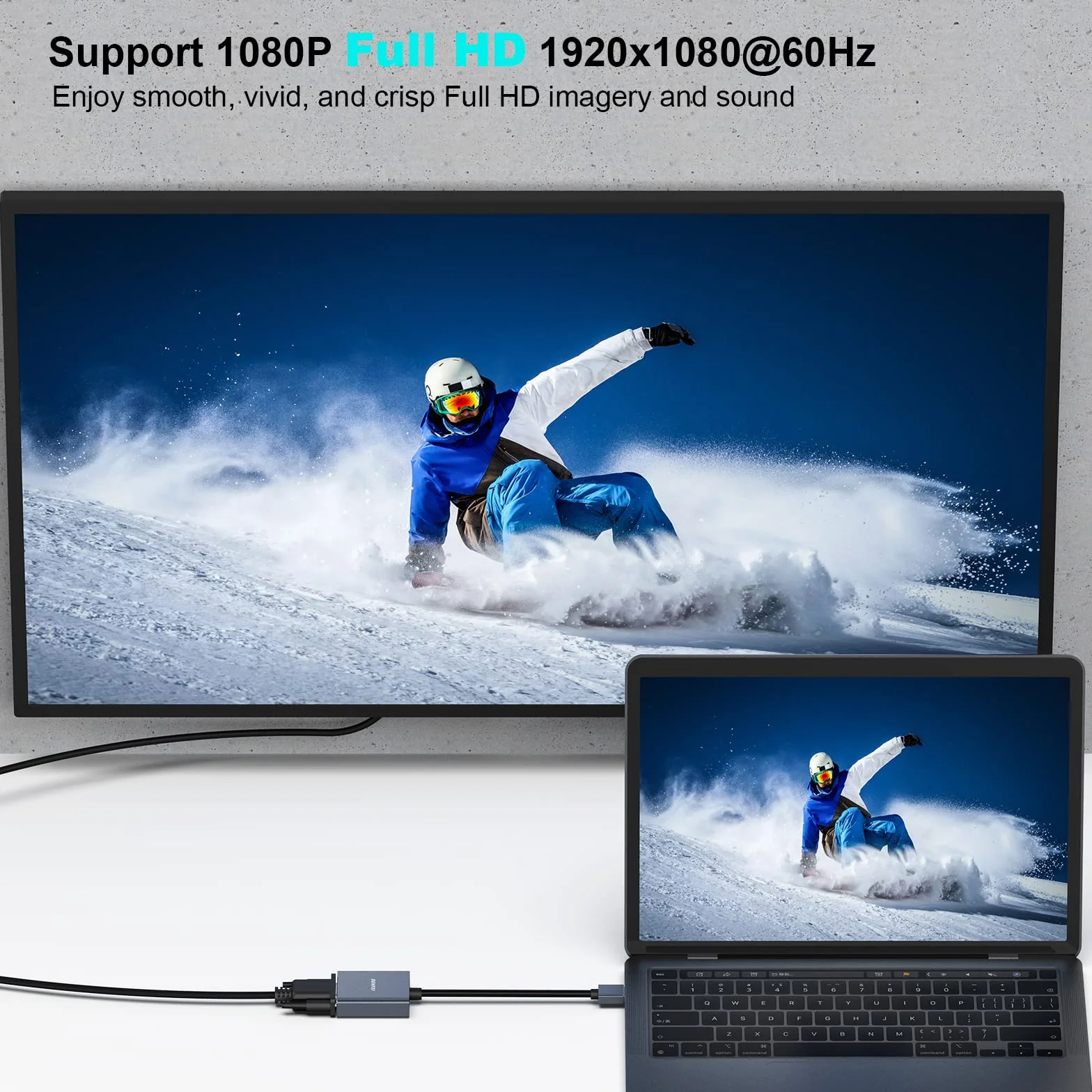 BENFEI Adapter USB 3.0 na VGA dla Windows