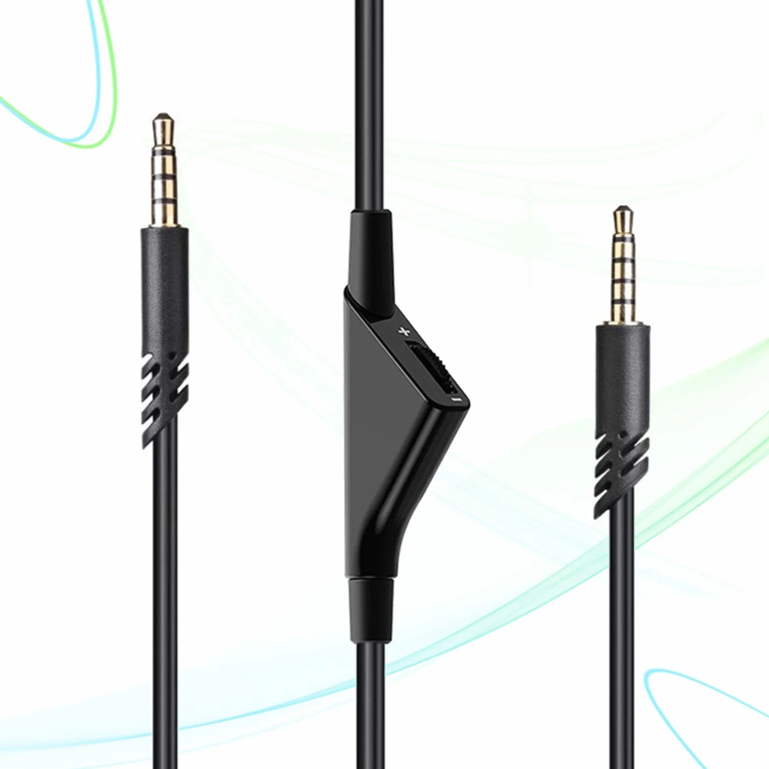 RIZGHWOY Astro A40TT A50 słuchawki audio 2 m 3D, regulator głośności, stereo, przezroczyste do gier
