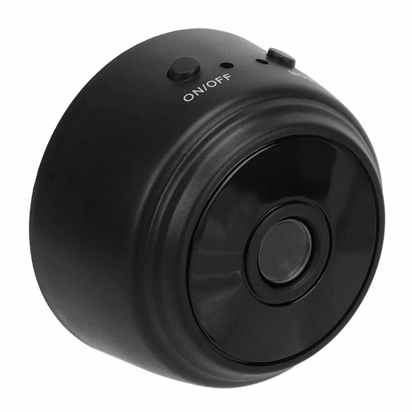 Mini Security Camera z Magnetycznym Plecy, Bezprzewodowa Kamera HD 1080P do Bezpieczeństwa Wewnętrznego i Zewnętrznego, Mała Kamera Niania dla Zwierzaka, Dziecka, Domu (BLACK)