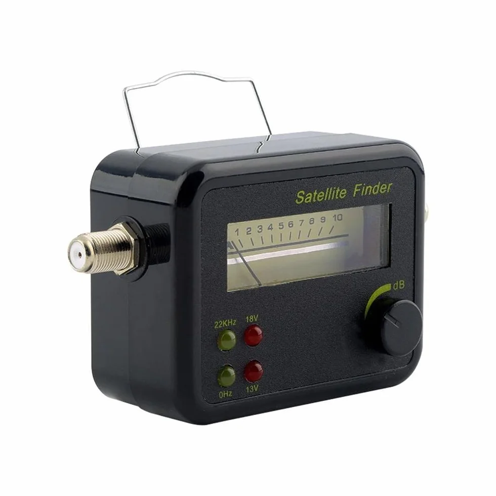 DollaTek Mini cyfrowy wy?wietlacz LCD z tworzywa sztucznego cyfrowy wy?wietlacz LCD czujnik sygna?u satelitarnego tester czarny