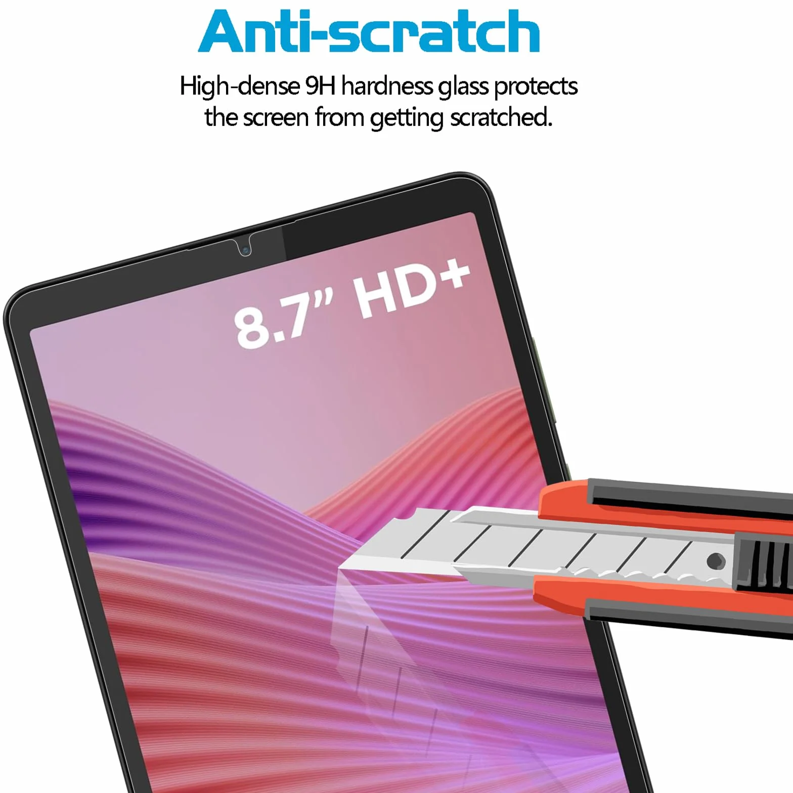2 sztuki, Ochraniacz ekranu do Lenovo Tab One 8.7 cala Folia ze szkła hartowanego Odporny na zarysowania Łatwa instalacja