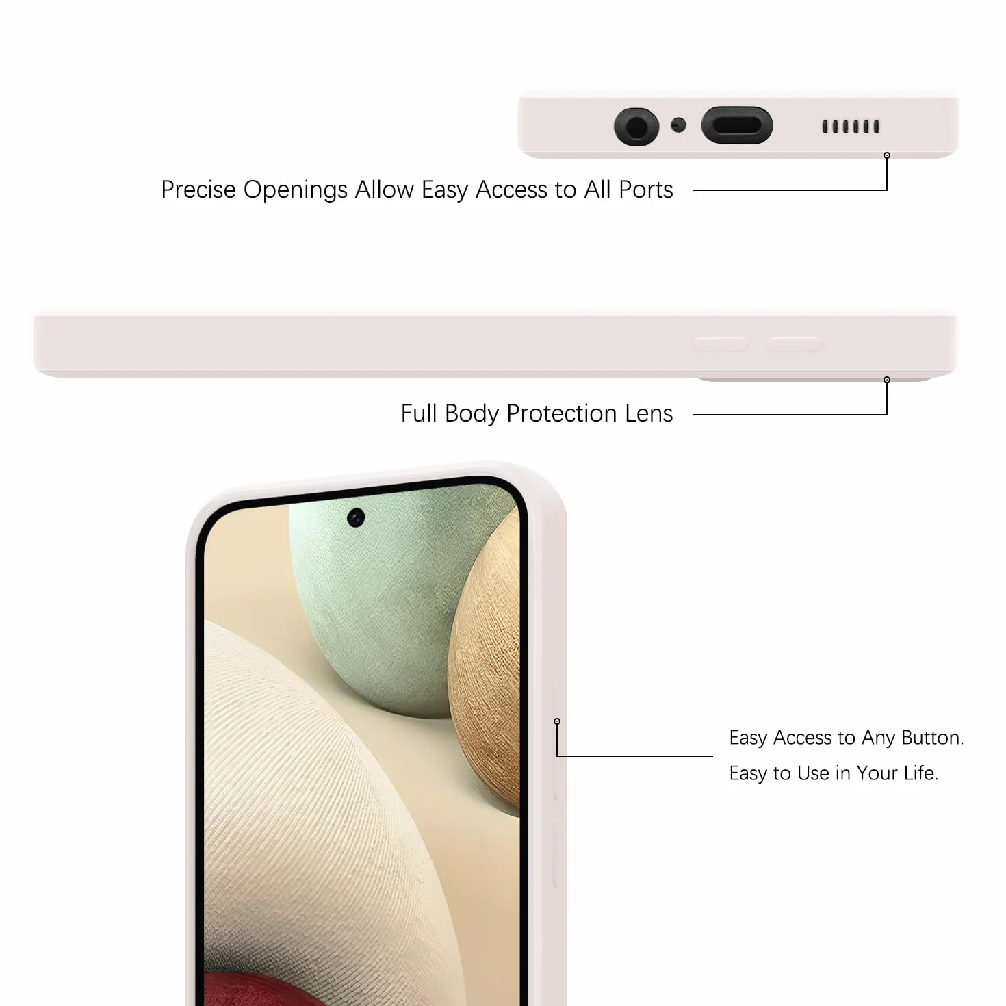 Samsung Galaxy S25 silikonowe etui ochronne z wzorem kwiatowym Liście kwiaty