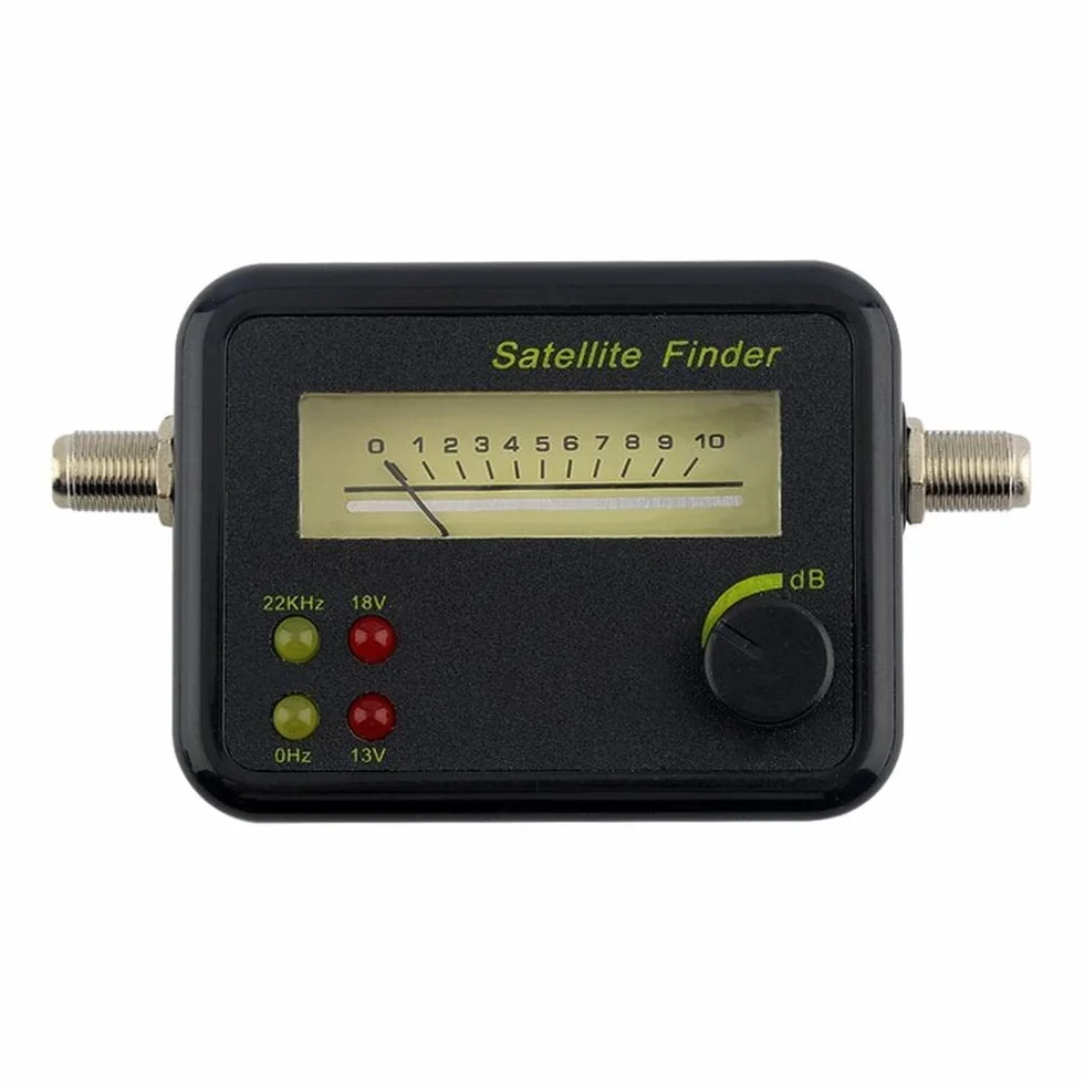 DollaTek Mini cyfrowy wy?wietlacz LCD z tworzywa sztucznego cyfrowy wy?wietlacz LCD czujnik sygna?u satelitarnego tester czarny