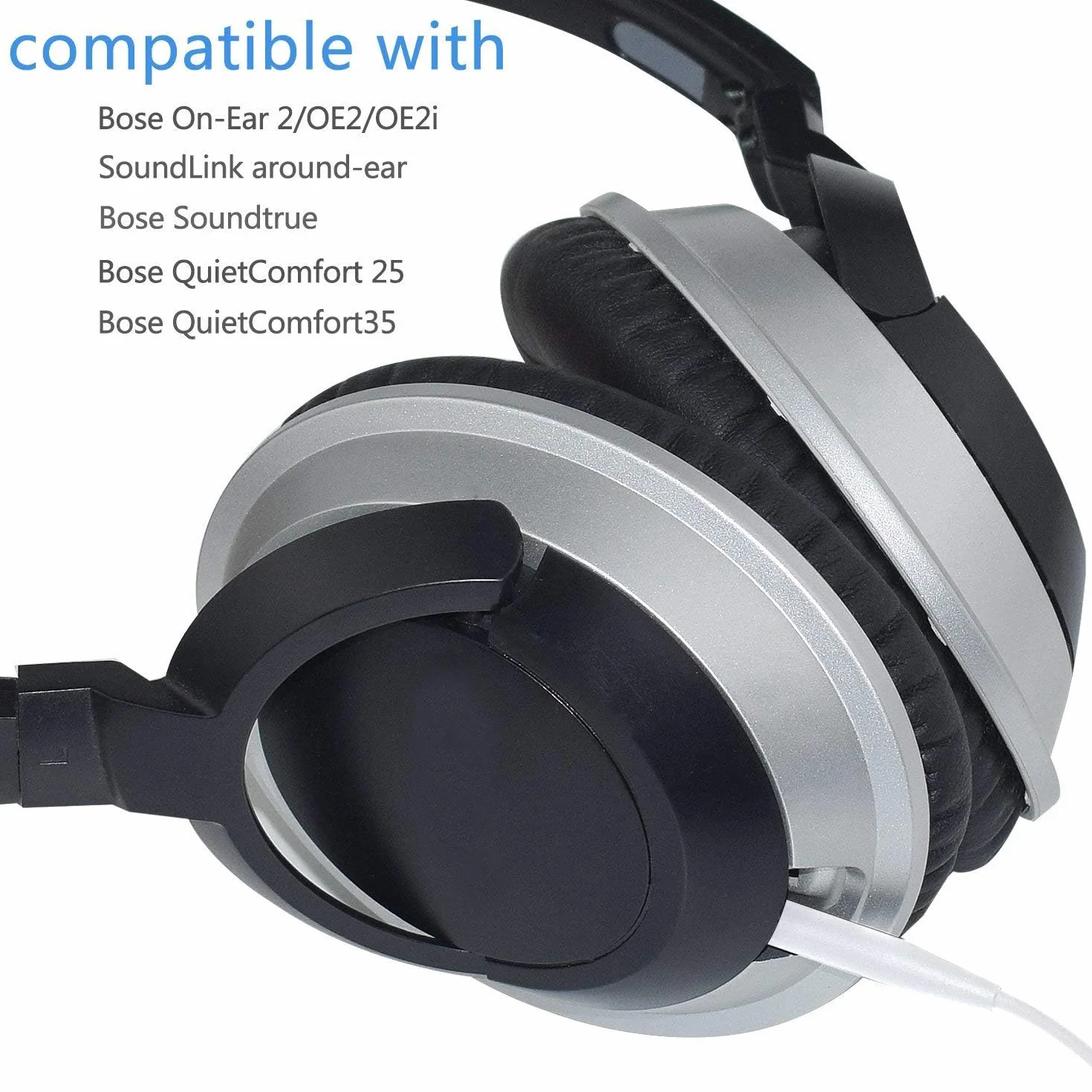 Zamienne kable jack stereo 3,5 mm - 2,5 mm do słuchawek Bose oe2 oe2i AE2 QC25 QC35