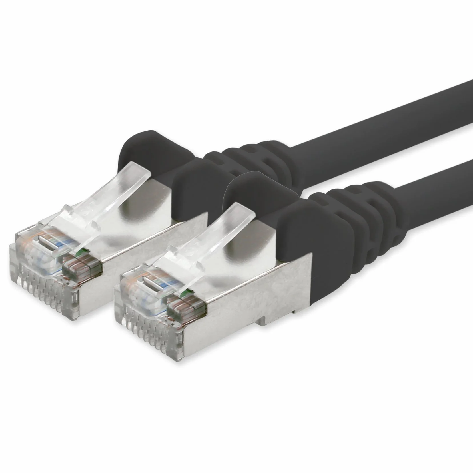 1aTTack CAT5 SFTP kabel sieciowy Ethernet LAN z 2 x RJ45 50 m - czarny
