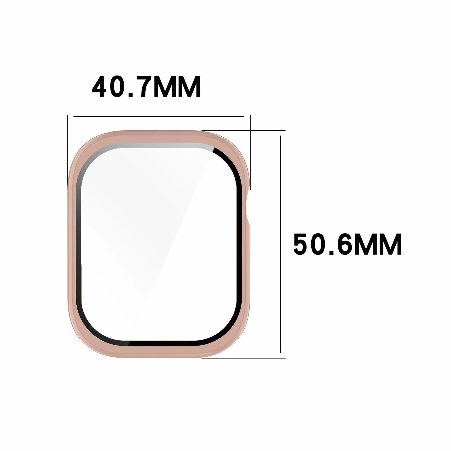 FTRONGRT Etui kompatybilne z Huawei Watch D2, PC + folia hartowana na ekran, odporne na zarysowania, kompleksowe etui do zegarka Huawei Watch D2, czarne