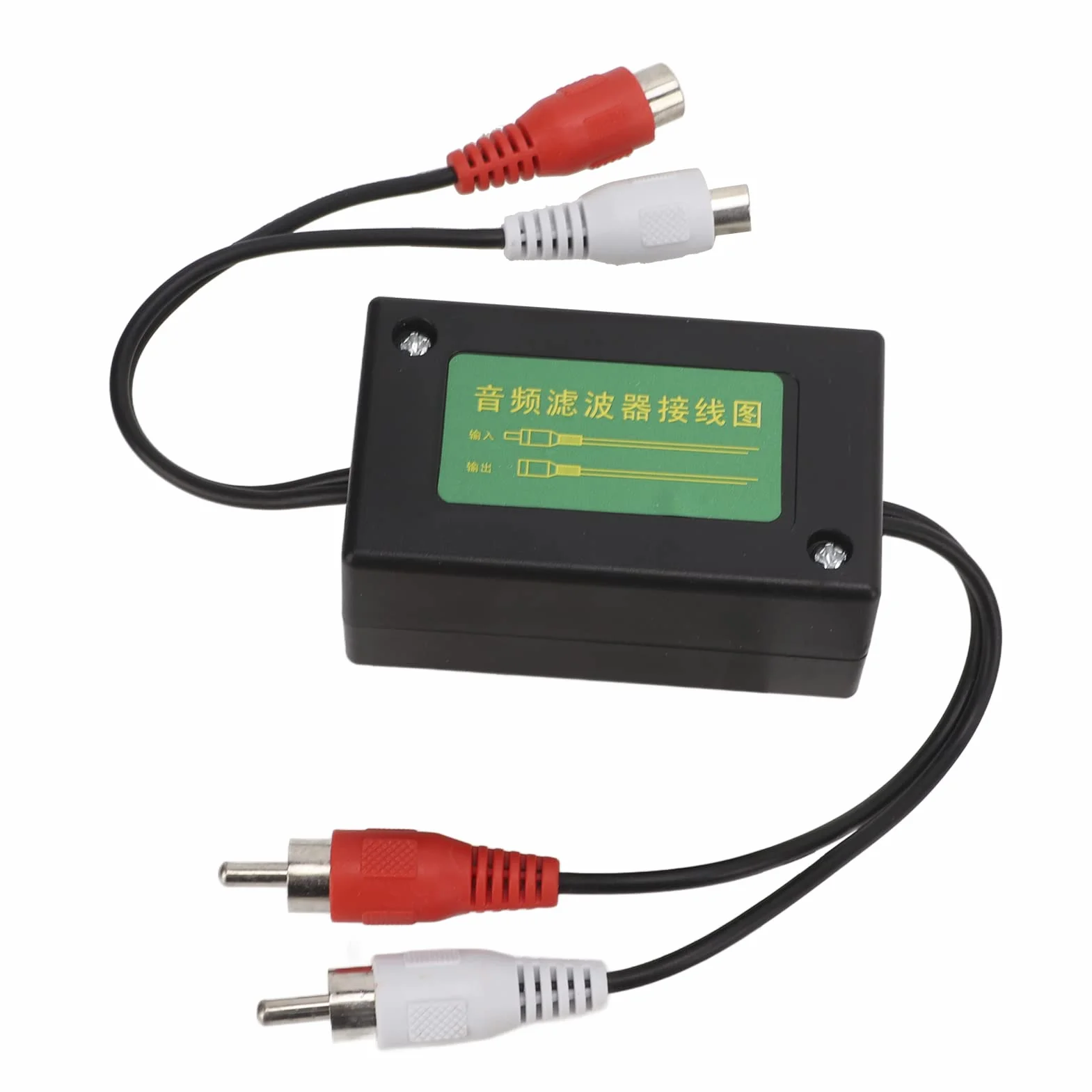 Izolator Pętli Uziemienia 3,5 mm Filtr Szumów do Audio Samochodowego Stereo