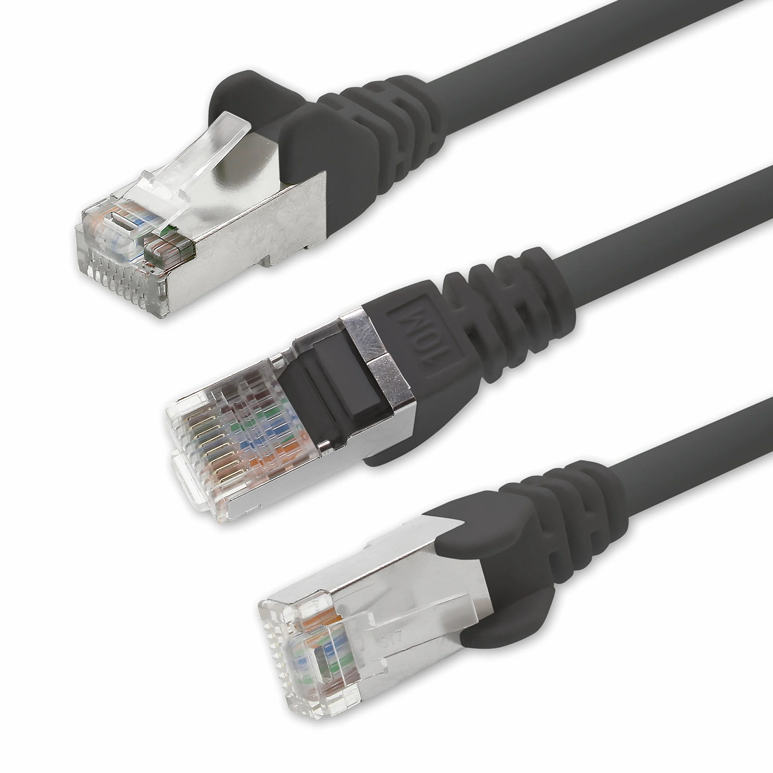 1aTTack CAT5 SFTP kabel sieciowy Ethernet LAN z 2 x RJ45 50 m - czarny