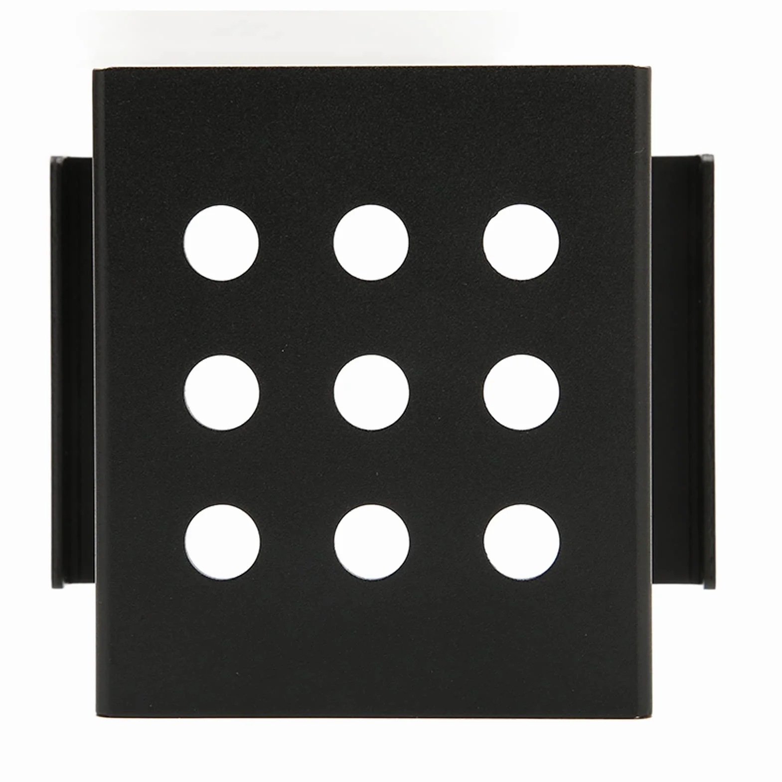 Bewinner 2,5-calowy uchwyt montażowy HDD-SSD z 4 kieszeniami, 2,5-calowy dysk twardy z aluminium, grubość 2 mm uchwyt montażowy do dysku twardego 2,5-calowego IDE-HDD SSD (czarny)