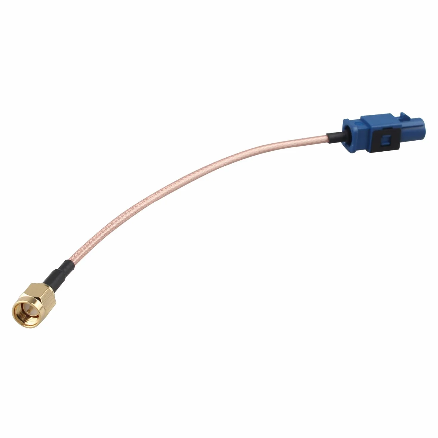 SMA męski na Fakra C męski adapter anteny GPS RG316 kabel koncentryczny o niskiej stratności 15 cm do ciężarówki, SUV-a, radioodtwarzacza stereo, nawigacji GPS, GPS, modemu