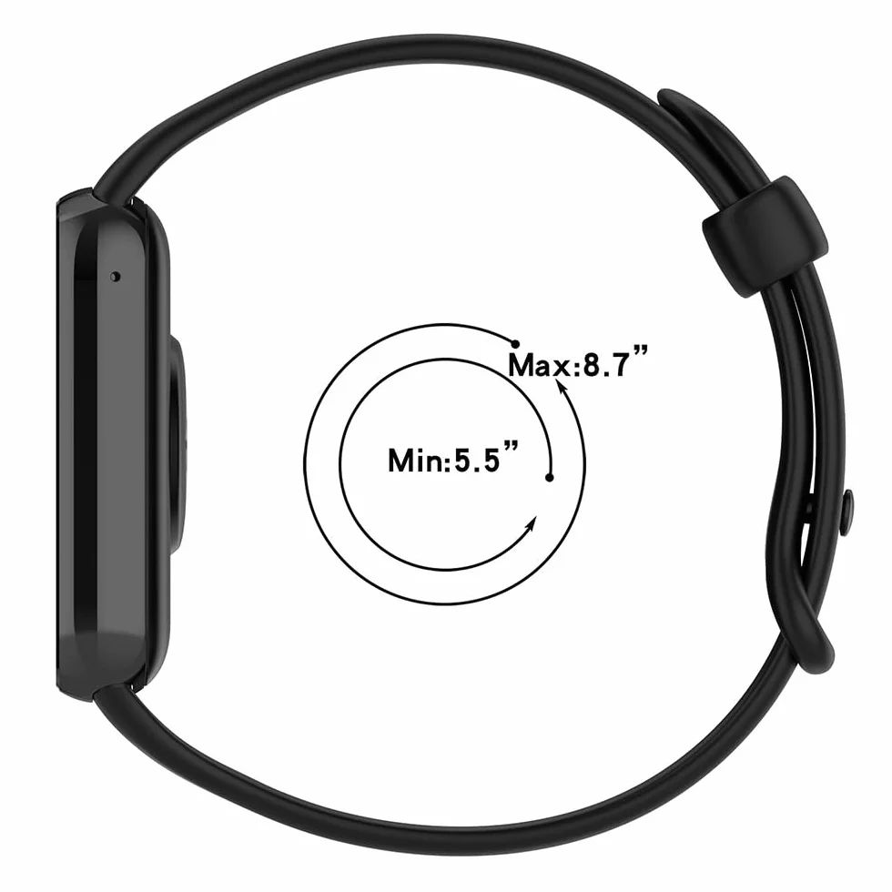 Pasek do zegarka Redmi Watch 5/Xiaomi Smart Band 9 Pro/Smart Band 8 Pro, silikonowe opaski sportowe wymienne do Redmi Watch 4/Mi Band 8 Pro/Mi Band 9 Pro