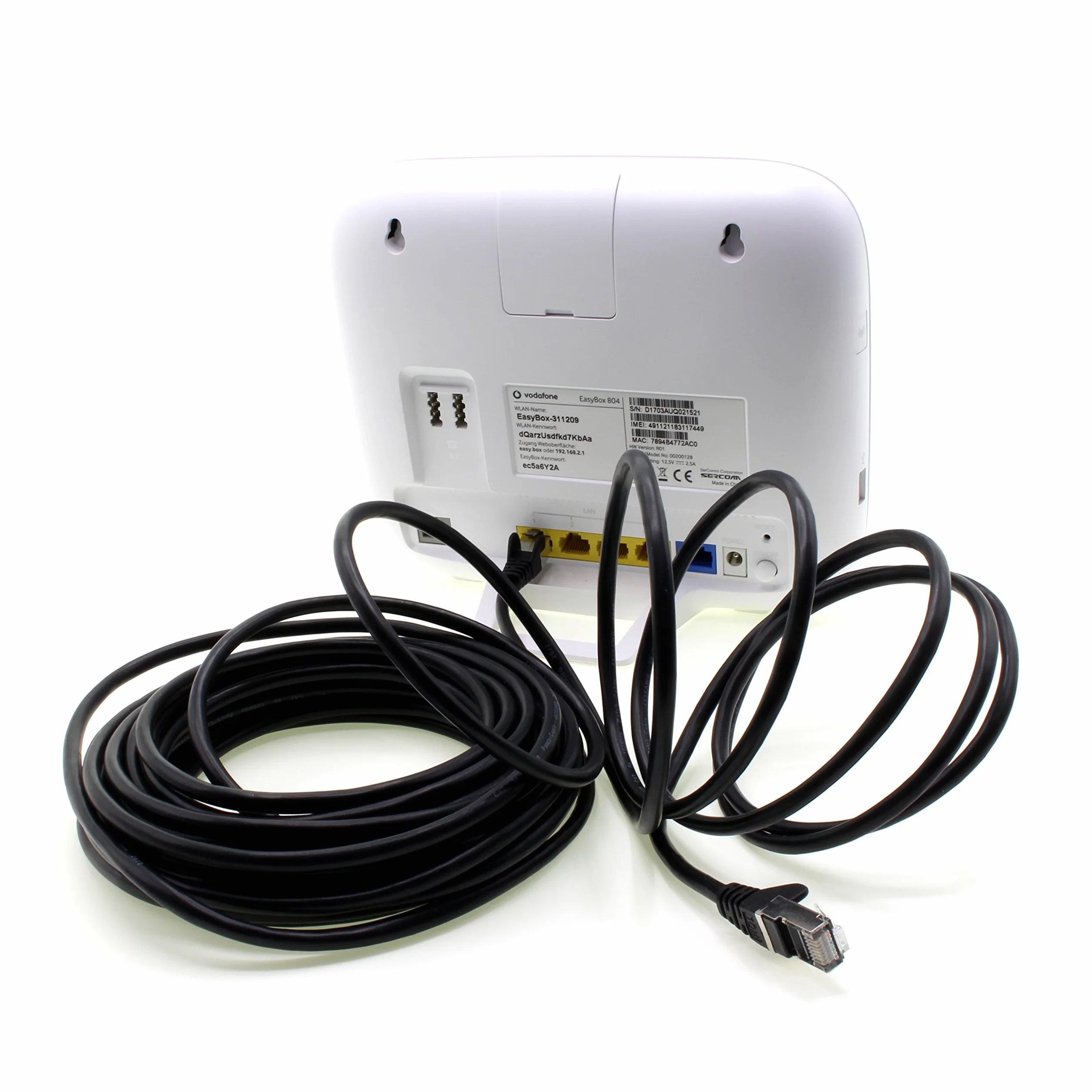 1aTTack CAT5 SFTP kabel sieciowy Ethernet LAN z 2 x RJ45 50 m - czarny