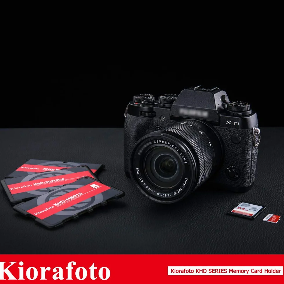 Kiorafoto Etui do przechowywania 2 kart SD + 4 karty TF, SDHC, SDXC i TF