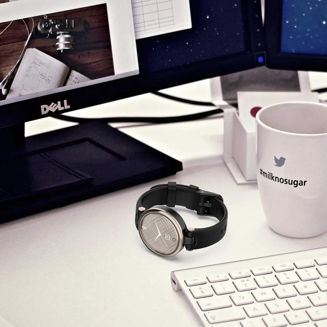 Pasek do Garmin Lily Strap - silikonowy pasek zastępczy bransoletka na nadgarstek - damski zegarek na rękę