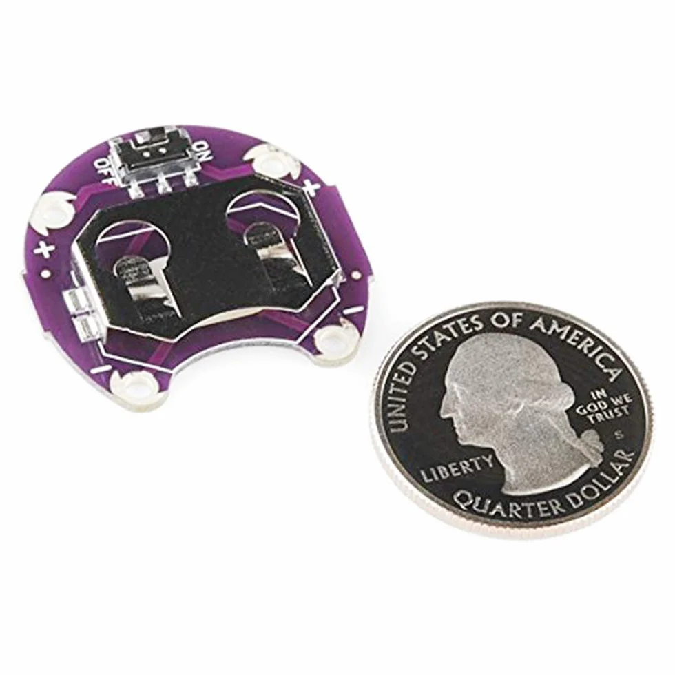 Lilypad CR2032 uchwyt na baterie guzikowe, 10 sztuk, moduł montażowy do Arduino Small Slide Switch Board DIY Kit