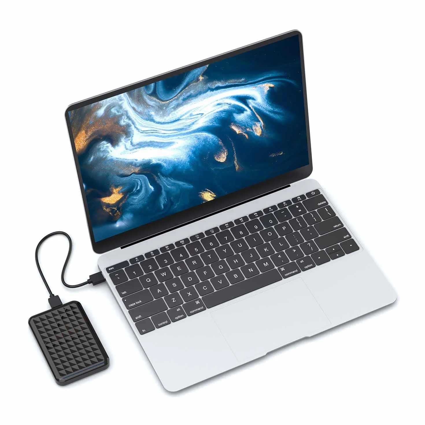 AISENS - ASE-2521B - Zewnętrzna obudowa 2,5" 9.5Mm Sata A USB 3.2/Usb3.1 Gen1, Czarny
