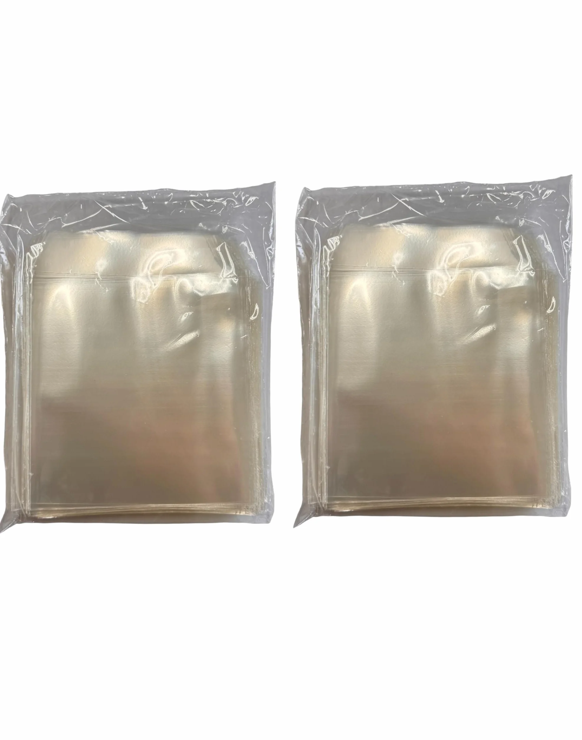 200x Transparent CD Sleeves z Zamykaniem DVD Bluray PVC Koperty