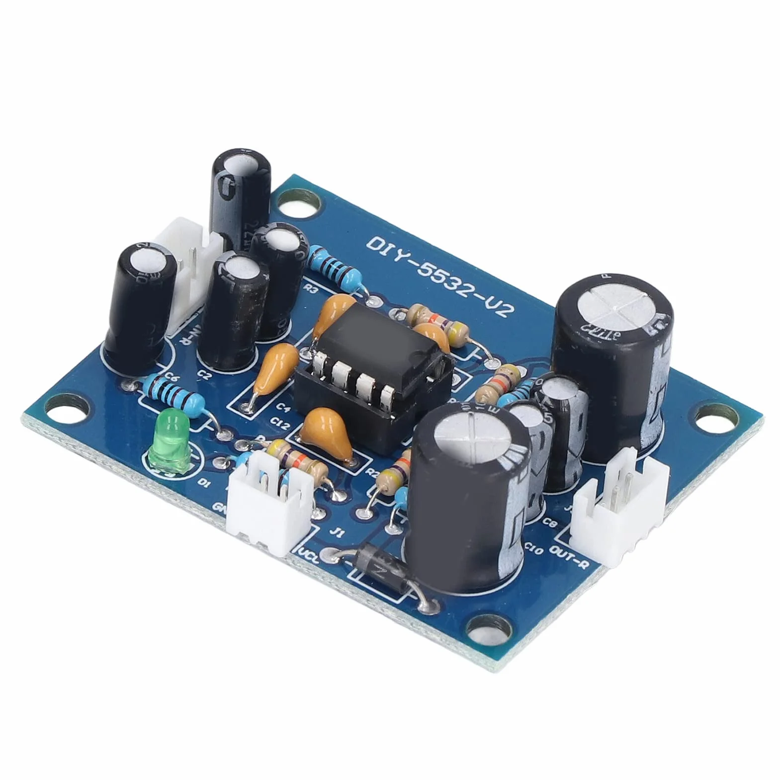 Przedwzmacniacz Stereofoniczny Przedwzmacniacz Tablica Dźwiękowa Audio Pojedynczy Panel Przedni Podwójne Panele Moduł Przedwzmacniacza 12 do 35V
