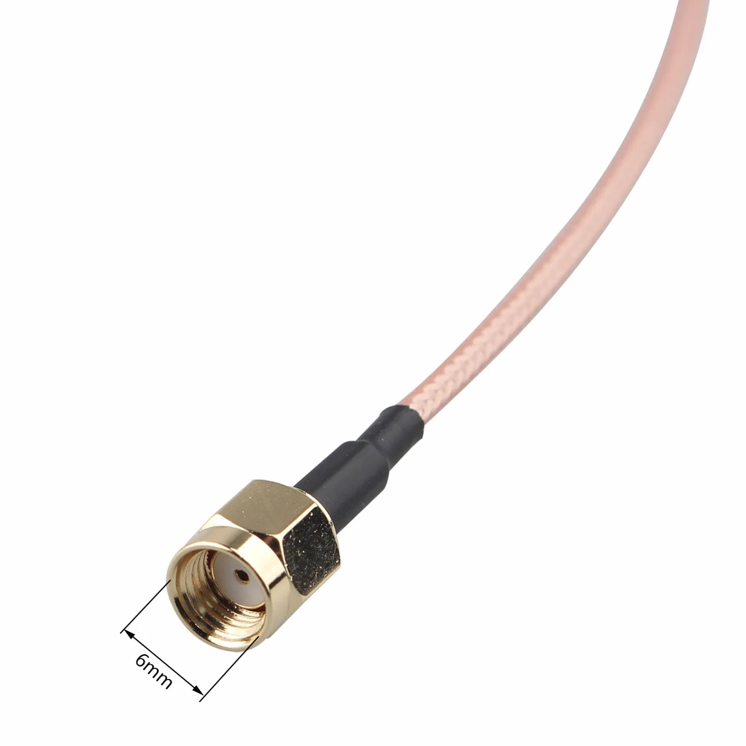 2 sztuki anteny WiFi przedłużacz RP-SMA wtyczka do gniazda RP-SMA RG316 kabel koncentryczny 15 cm do bezprzewodowych mini PCI Express PCIE kart sieciowych WiFi adapter WiFi router bramka