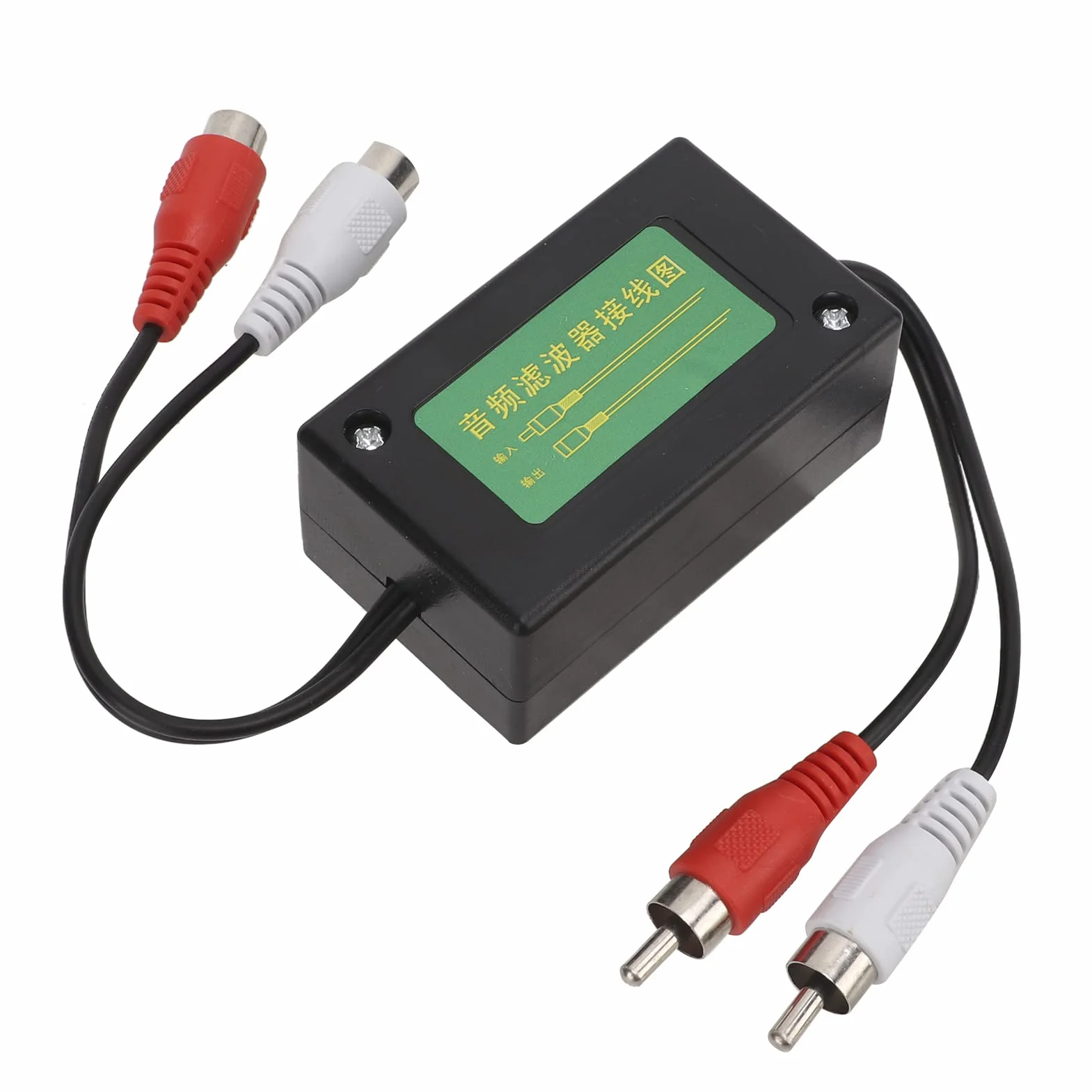 Izolator Pętli Uziemienia 3,5 mm Filtr Szumów do Audio Samochodowego Stereo