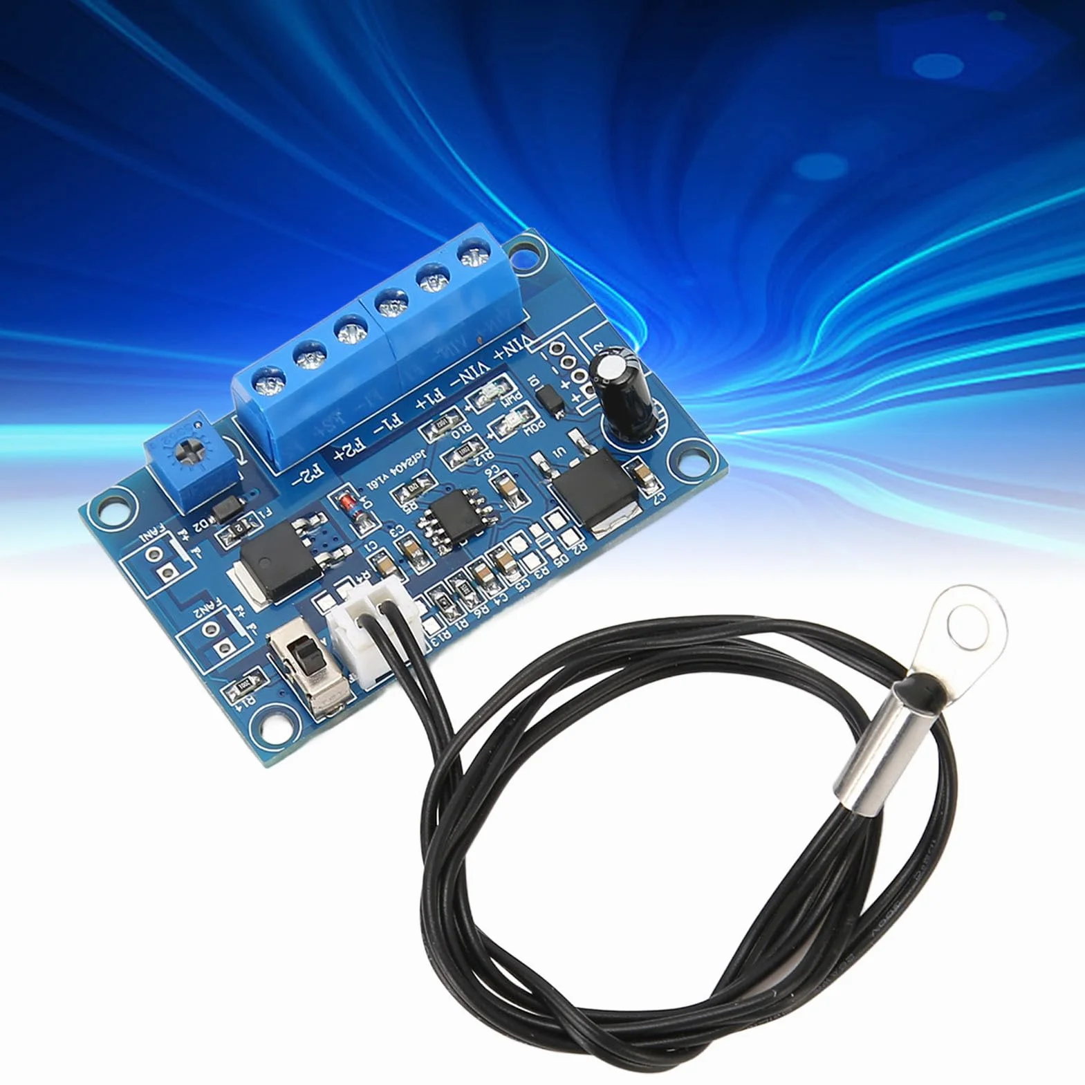 Regulator Prędkości Wentylatora PWM 12V 24V, Kabel 19,7 Cala do Komputera