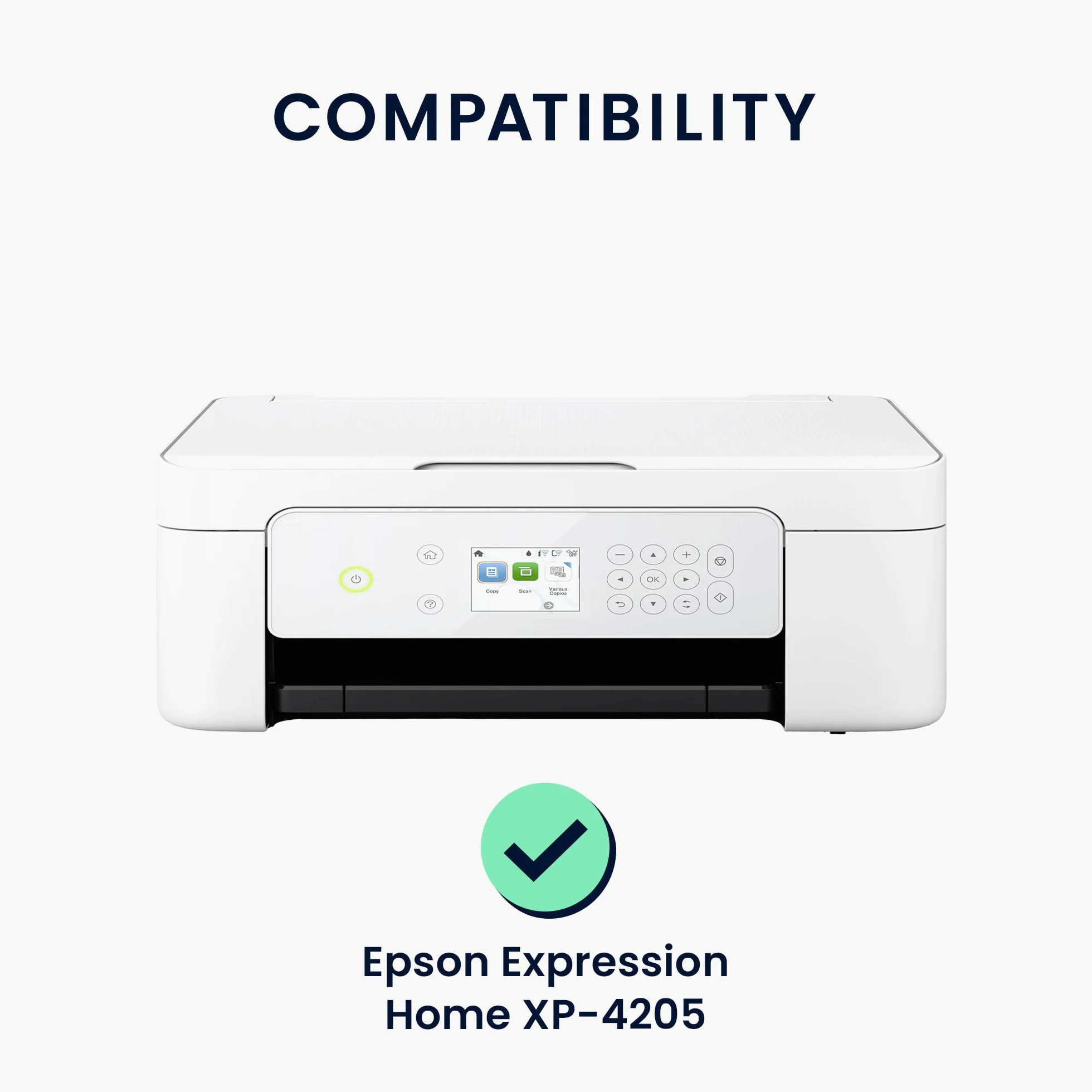 kwmobile Osłona przeciwpyłowa do Epson Expression Home XP-4205, pokrowiec ochronny z tkaniny, ciemnoszary