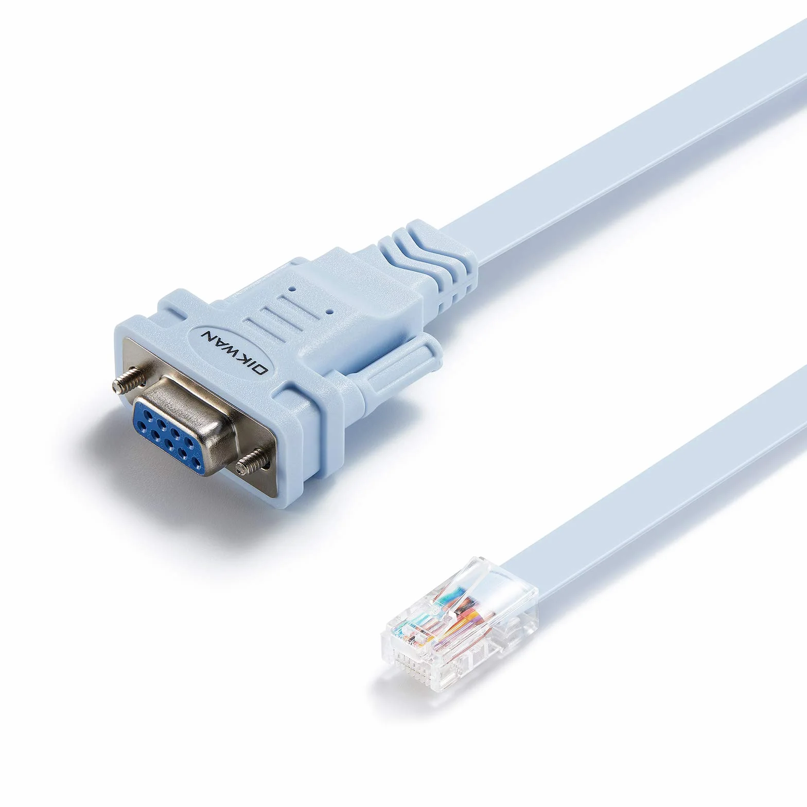 Kabel konsoli DB9 do RJ45, kompatybilny z Cisco Router Switch CAB-CONSOLE-RJ45