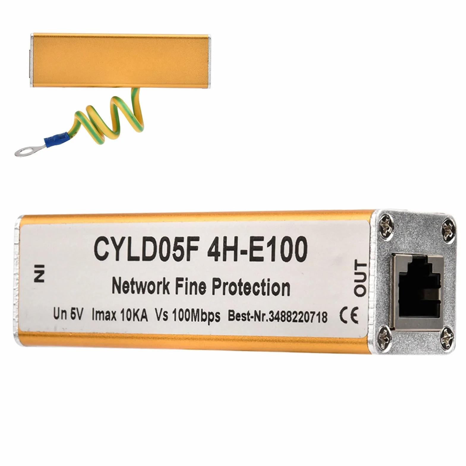 Adapter RJ45 RJ11 Sieć Ethernet Ochronnik Przeciwprzepięciowy 5 V Wielopoziomowy