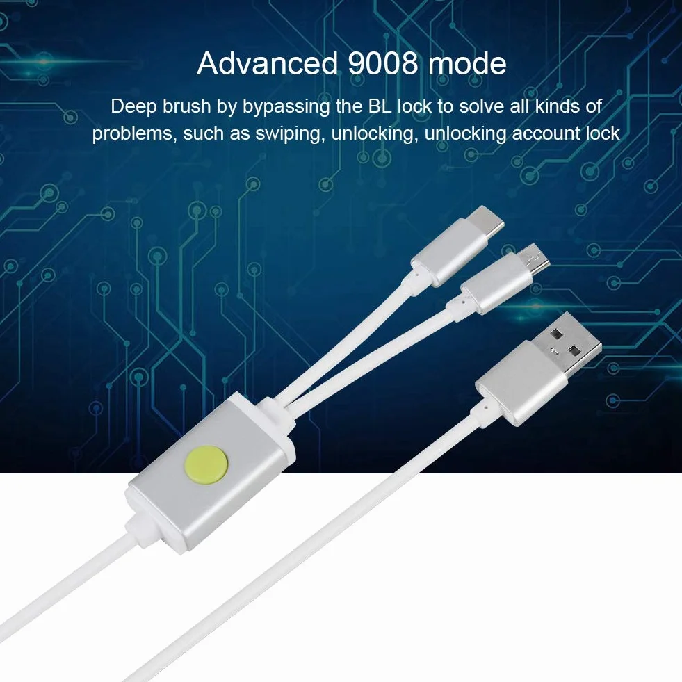 Kabel Deep Flash Edl do Kabla White Tpe Deep Flash Kabel Otwarty Port 9008 Tryb dla Inżynierii Zamków Bl na Telefon