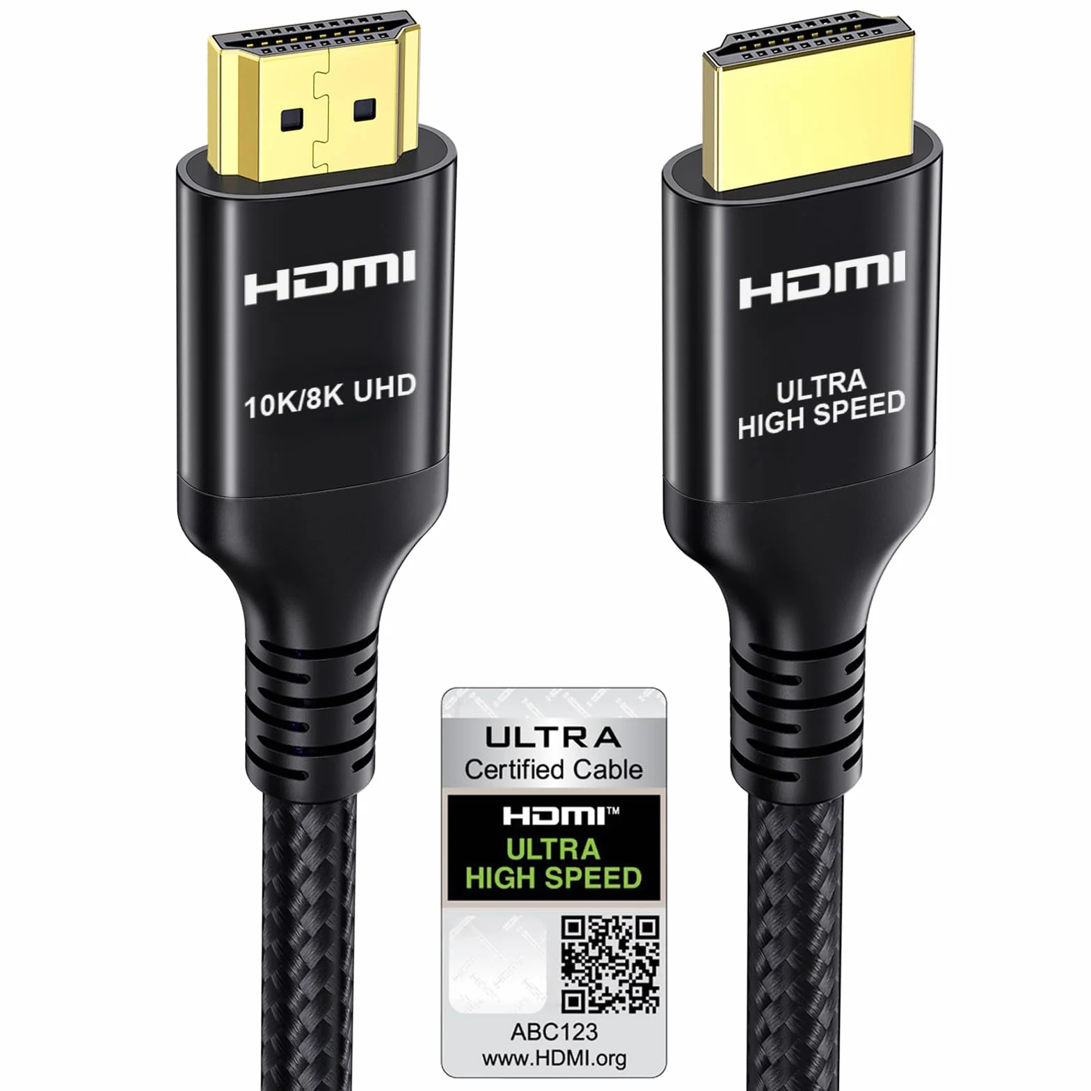 Etseinri 10K 8K 4K Kabel HDMI 2.1 2M, Certyfikowany 48Gbps Ultra Wysokiej Prędkości Kabel HDMI® 4K 240Hz 165Hz 120Hz 8K 60Hz 10K Przewód HDMI HDCP 2.3 Dolby Atmos eARC HDR10+ TV PC Monitor Projektor