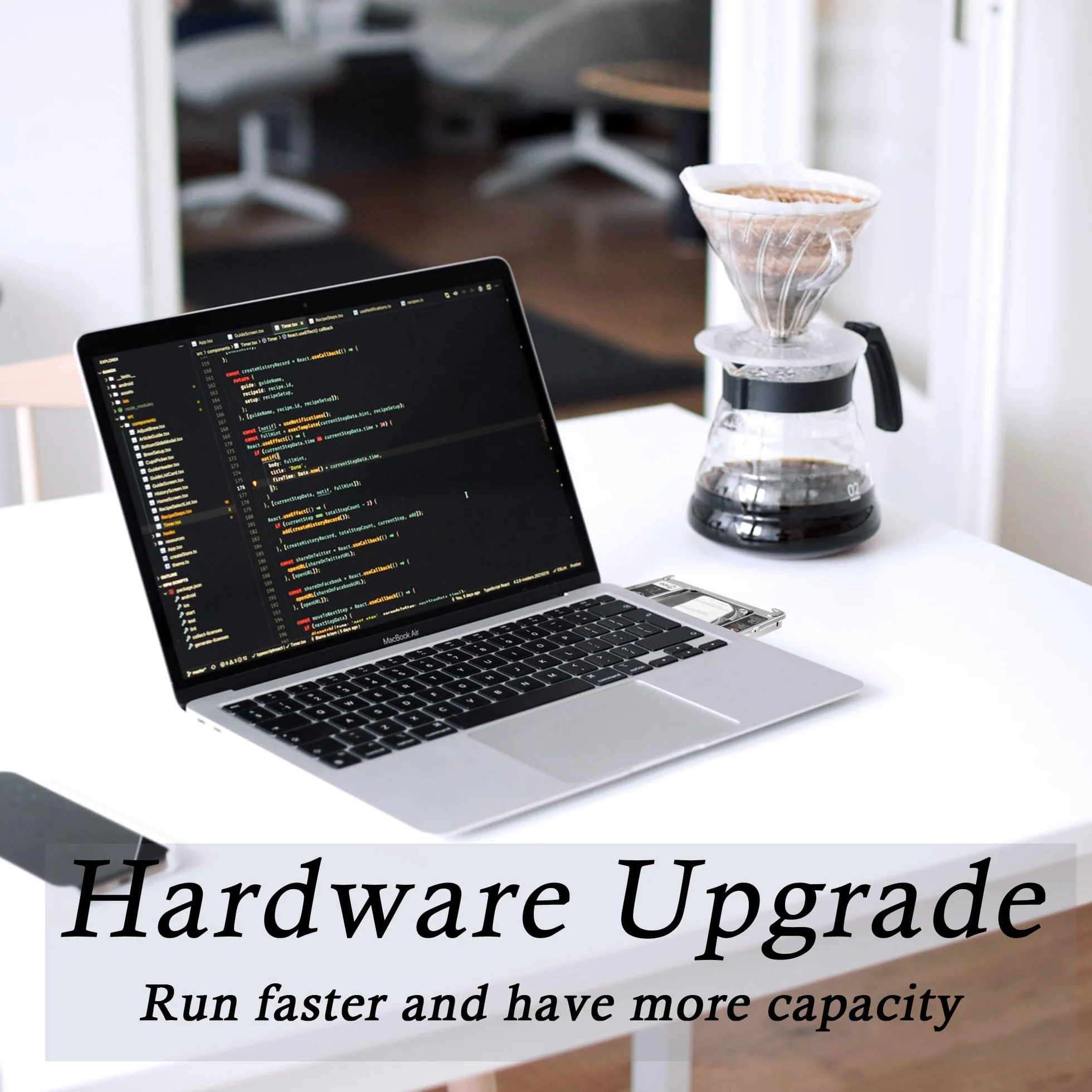 Taca na dysk twardy 2nd HDD SSD 9,5 mm SATA 2,5" do MacBook Pro 13/15/17"